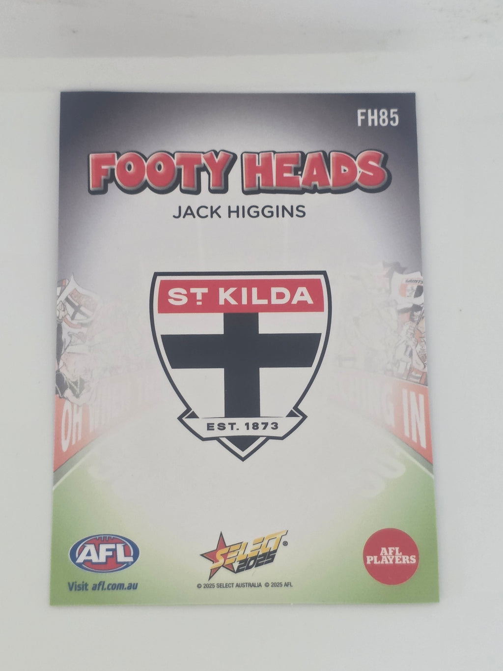 AFL Footy Stars 2025 | Footy Heads | #FH85 | J. Higgins | St Kilda