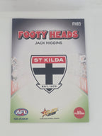 AFL Footy Stars 2025 | Footy Heads | #FH85 | J. Higgins | St Kilda