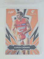 AFL Footy Stars 2025 Luminous Thunderbolt Gold #LT86 A. Cadman GWS #055/399