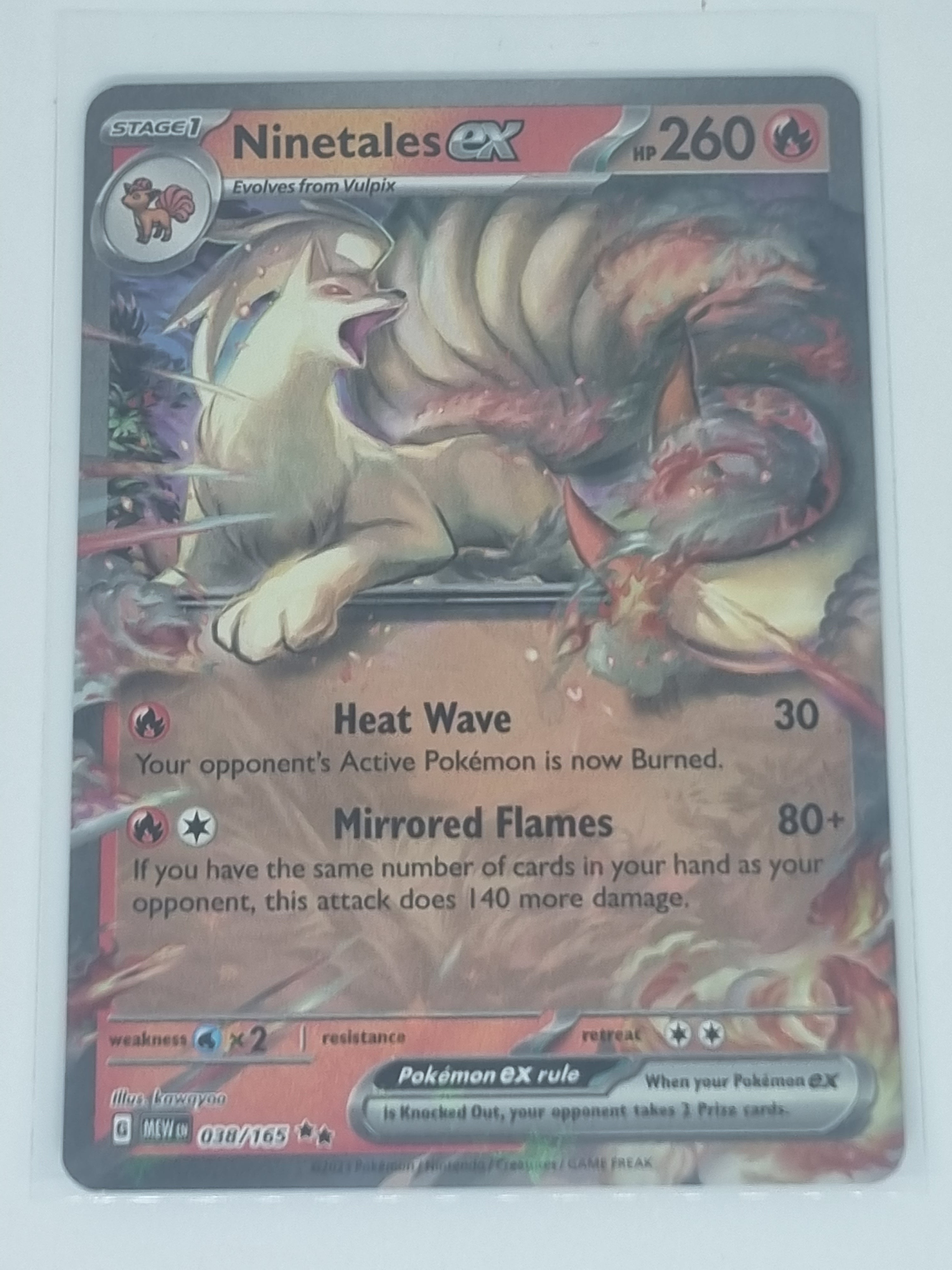 Pokemon TCG - Pokemon 151 - #038/165 - Ninetales ex - Double Rare