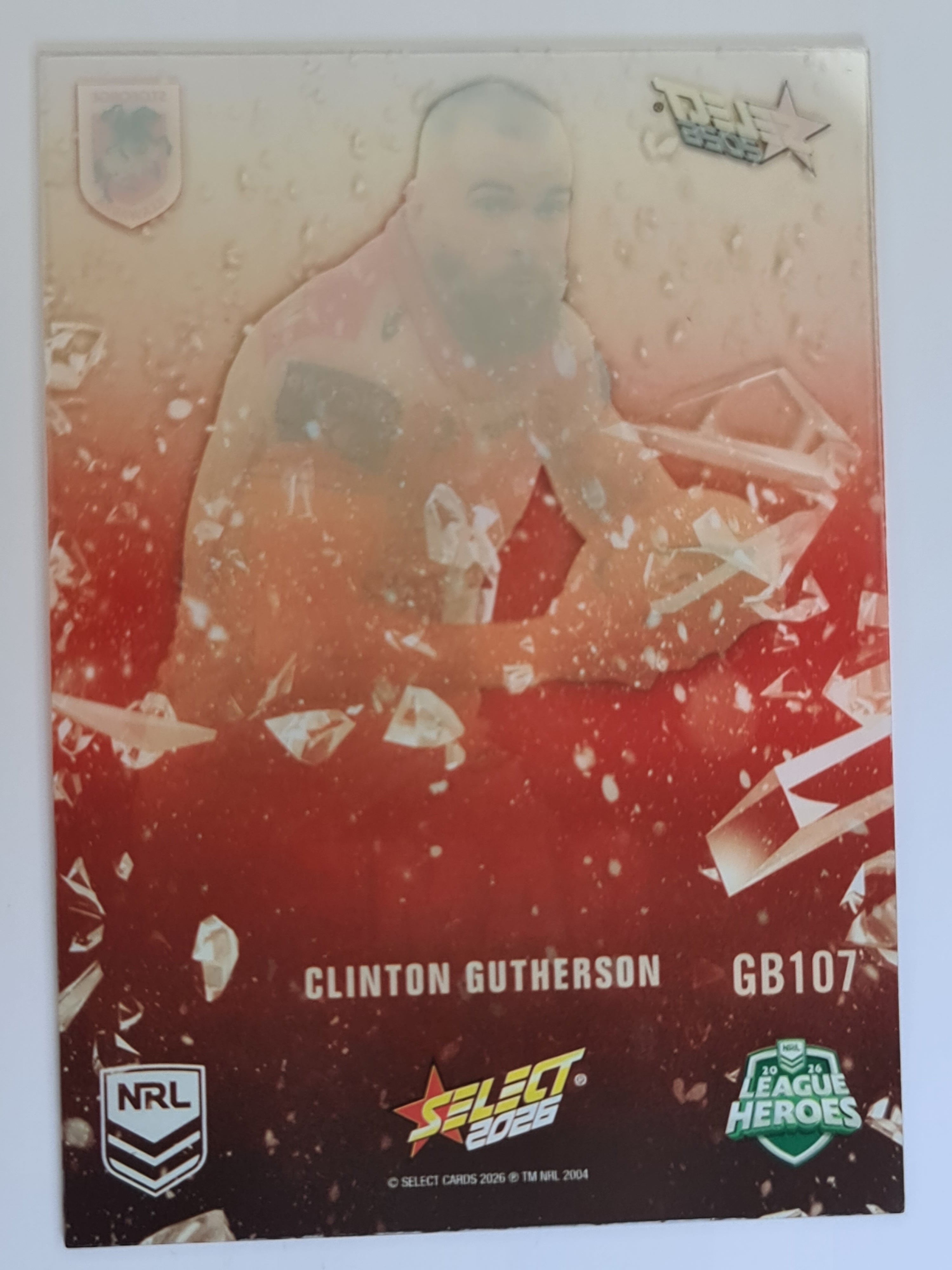 NRL 2026 League Heroes | Gamebreakers | #GB107 | Clinton Gutherson | St George Illawarra Dragons
