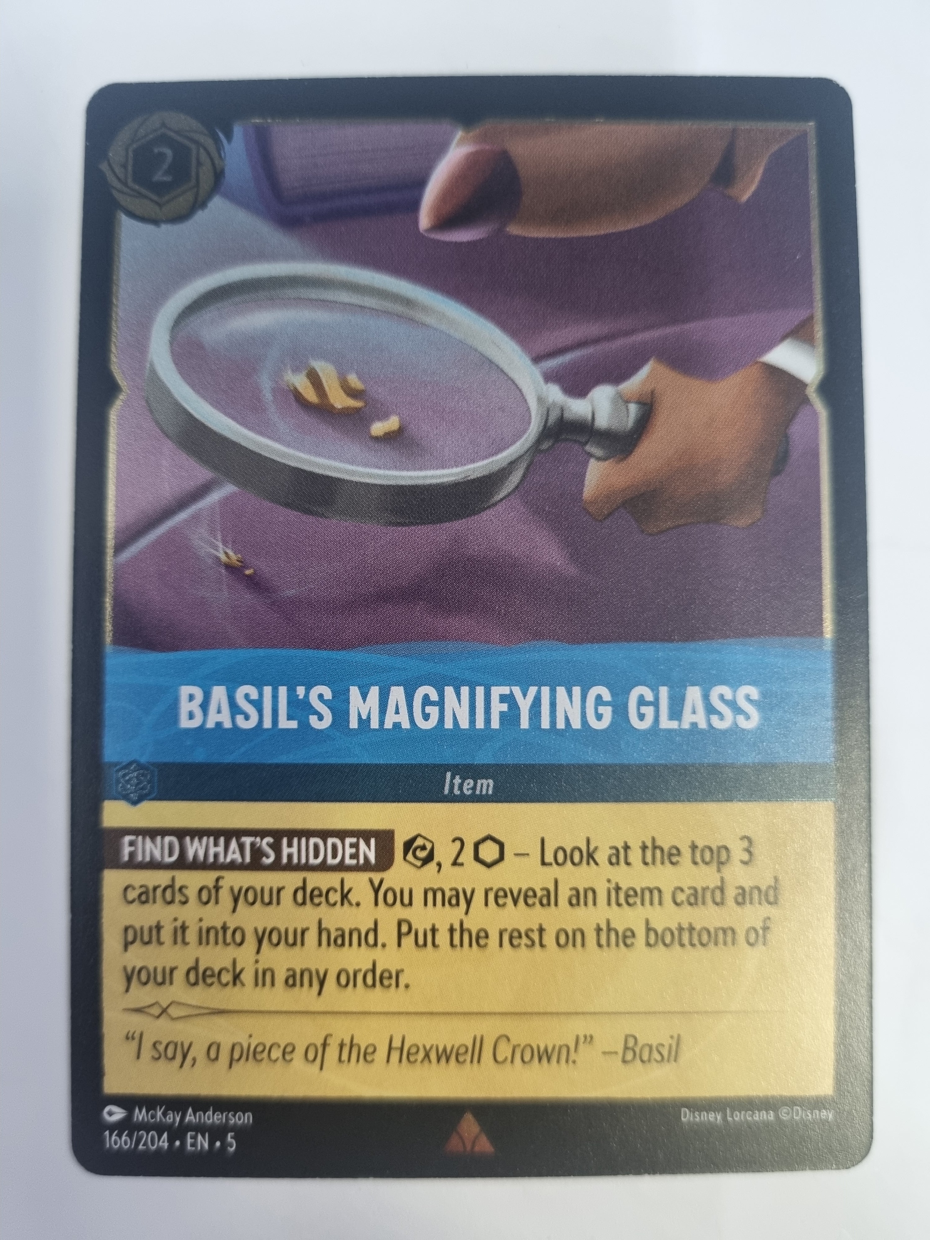 Shimmering Skies - Coldfoil - Basil's Magnifying Glass - 166/204 - Rare