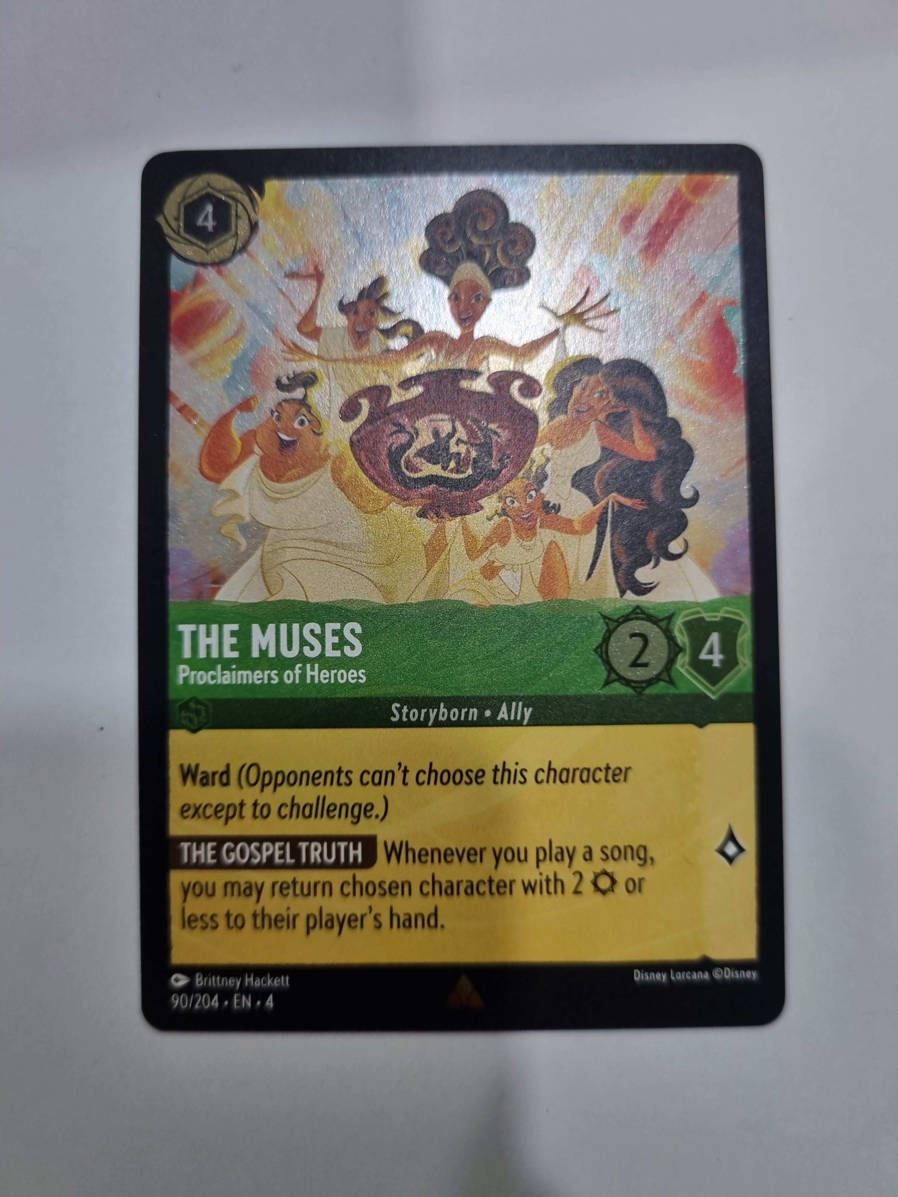 Ursula's Return - Coldfoil - The Muses - Proclaimers of Heroes - 90/204 - Rare