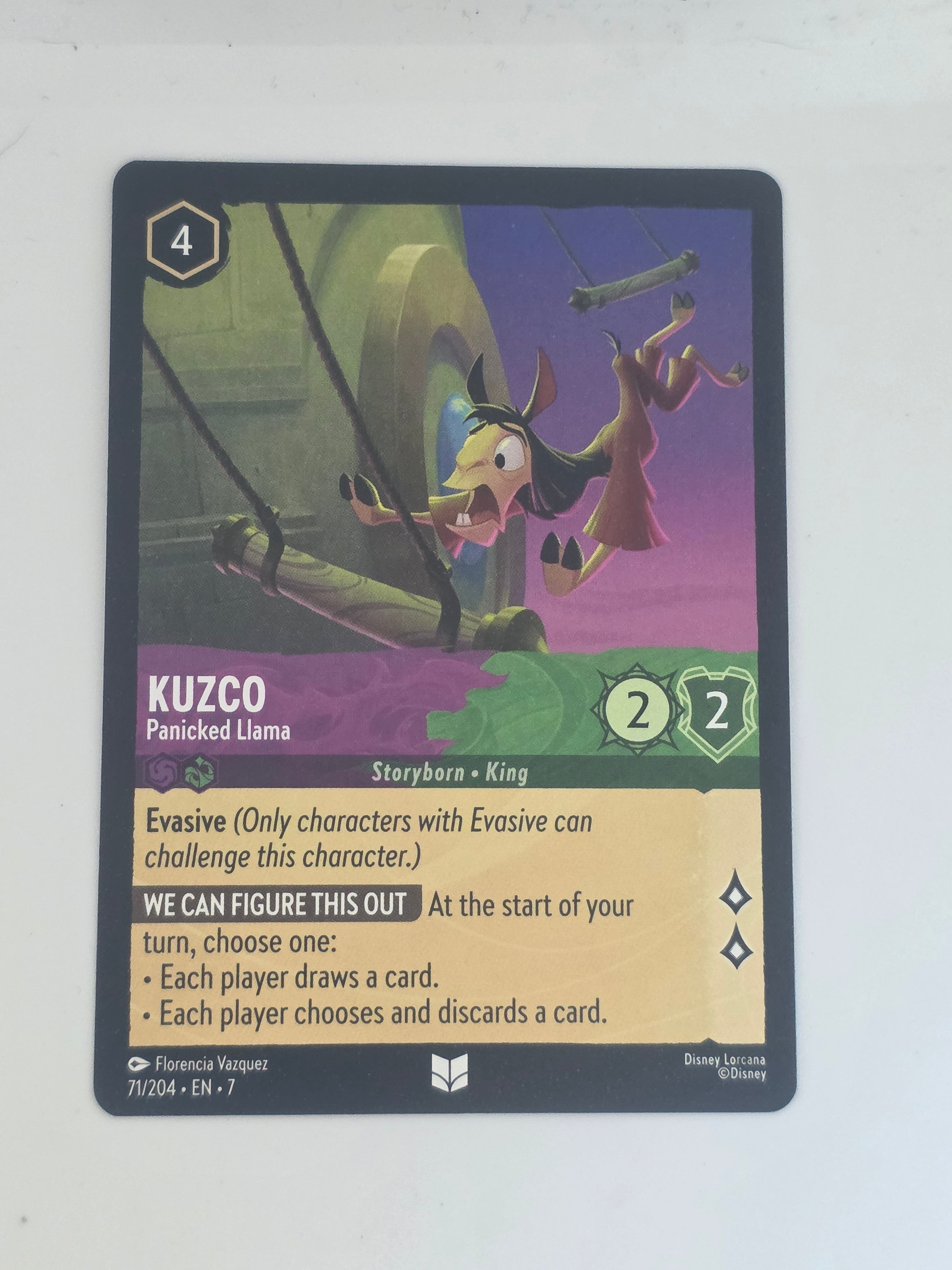 Lorcana | Archazia's Island | #71/204 | Kuzco - Panicked Llama | Uncommon