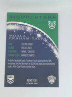 NRL 2025 Traders | Rising Stars | #RS47 | Moala Graham-Taufa | Warriors
