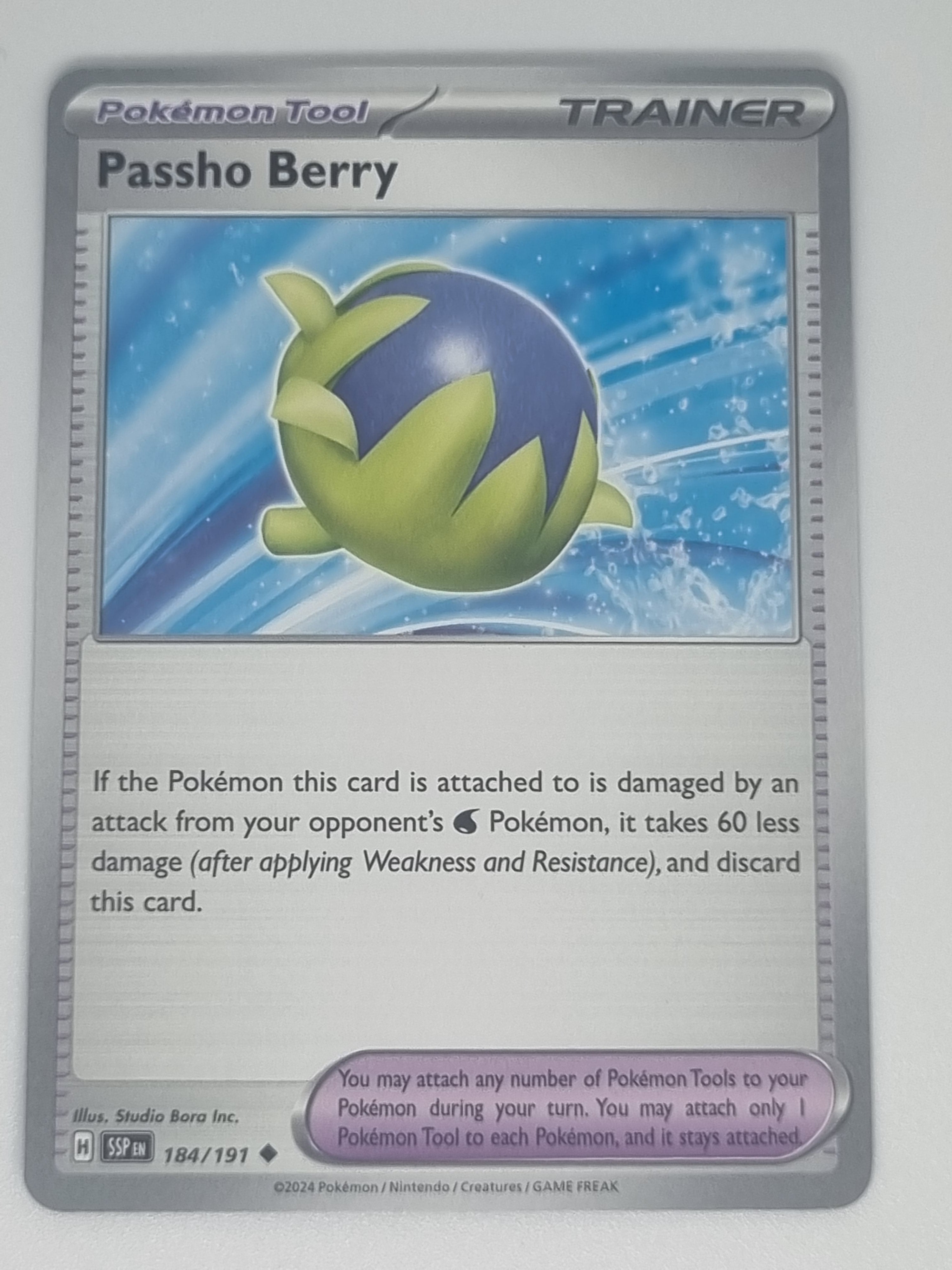 Pokemon TCG - Surging Sparks - #184/191 - Passho Berry - Uncommon