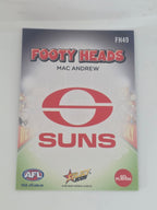 AFL Footy Stars 2025 | Footy Heads | #FH49 | M. Andrew | Gold Coast Suns