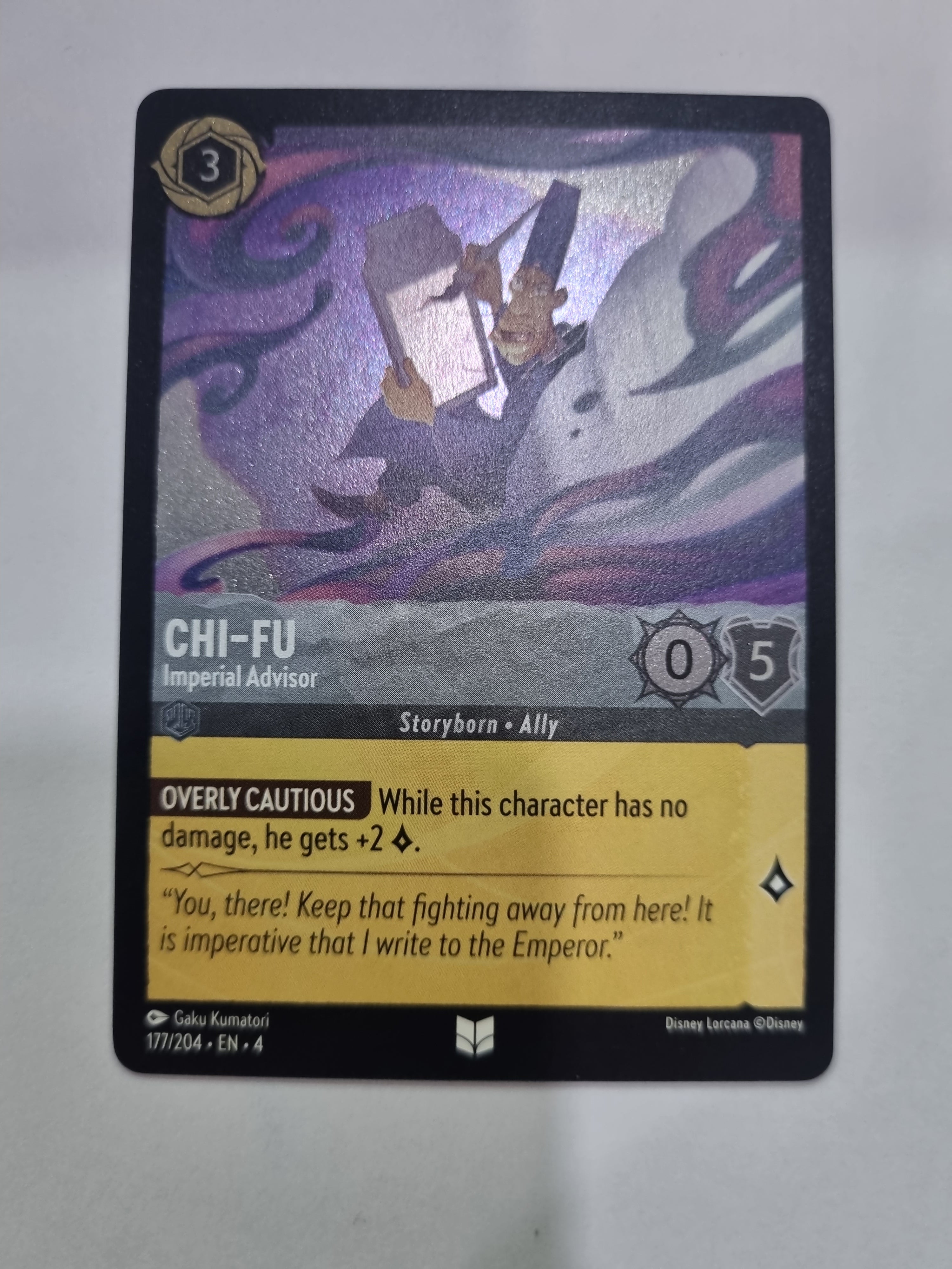 Ursula's Return - Coldfoil - Chi-Fu - Imperial Advisor - 177/204 - Uncommon