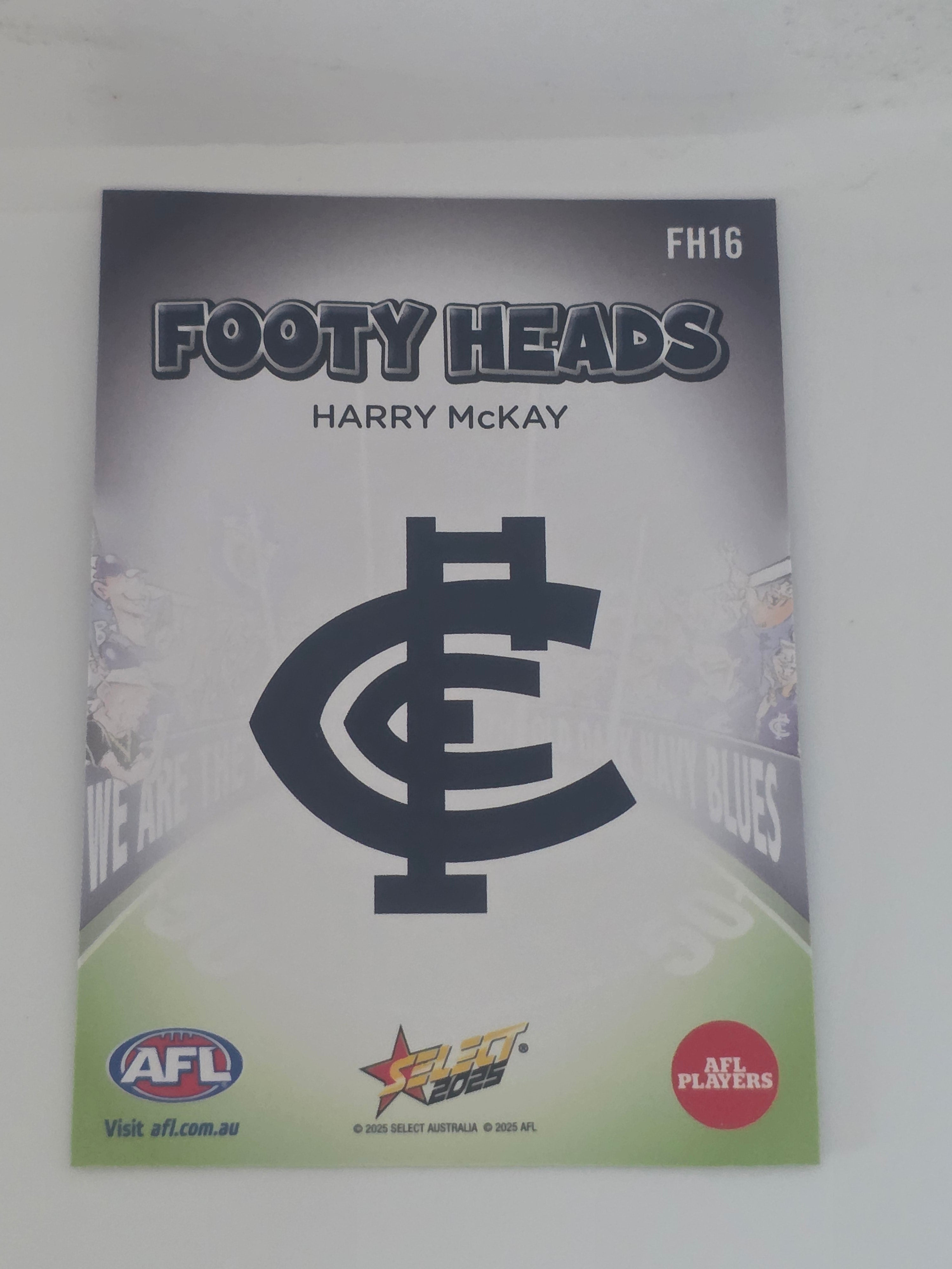 AFL Footy Stars 2025 | Footy Heads | #FH16 | H. McKay | Carlton