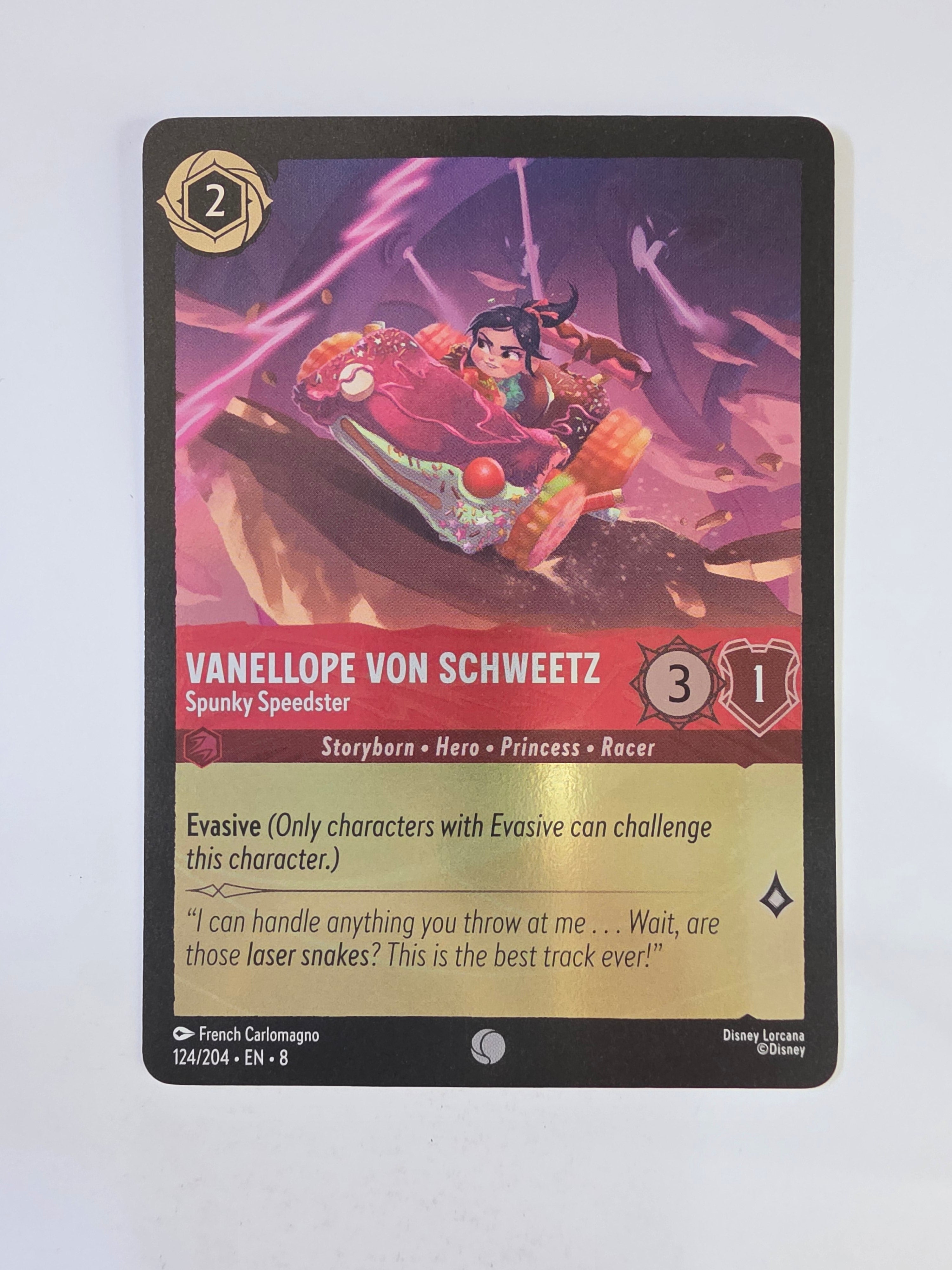 Disney Lorcana Reign of Jafar | Coldfoil | Vanellope Von Schweetz | #124 | Common