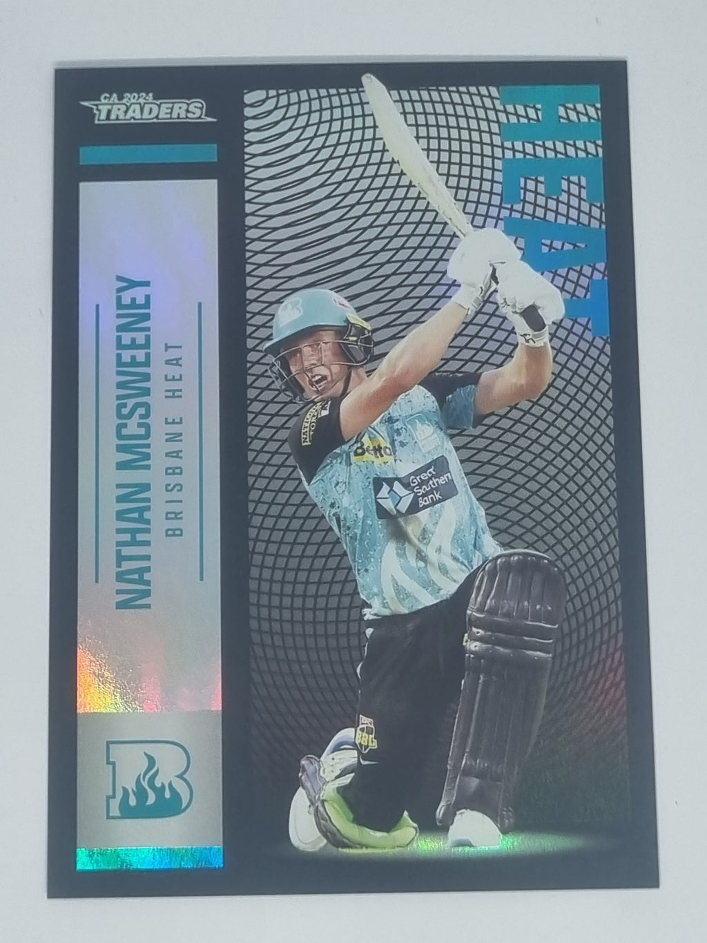 2024-25 LUXE Cricket Traders - Parallel - #P071 - Nathan McSweeney - Heat