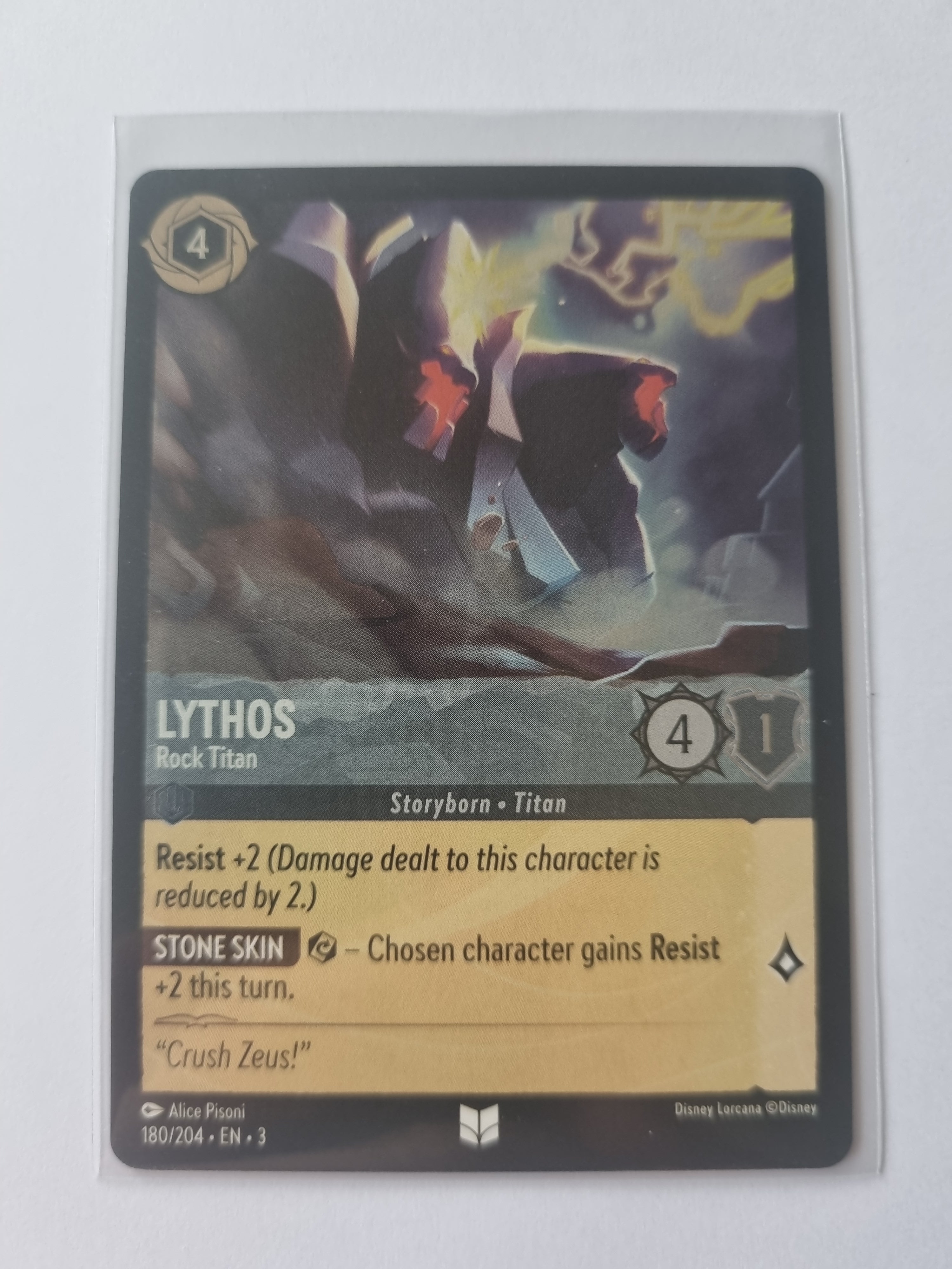 Into the Inklands - Coldfoil - Lythos - Rock Titan - 180/204 - Uncommon