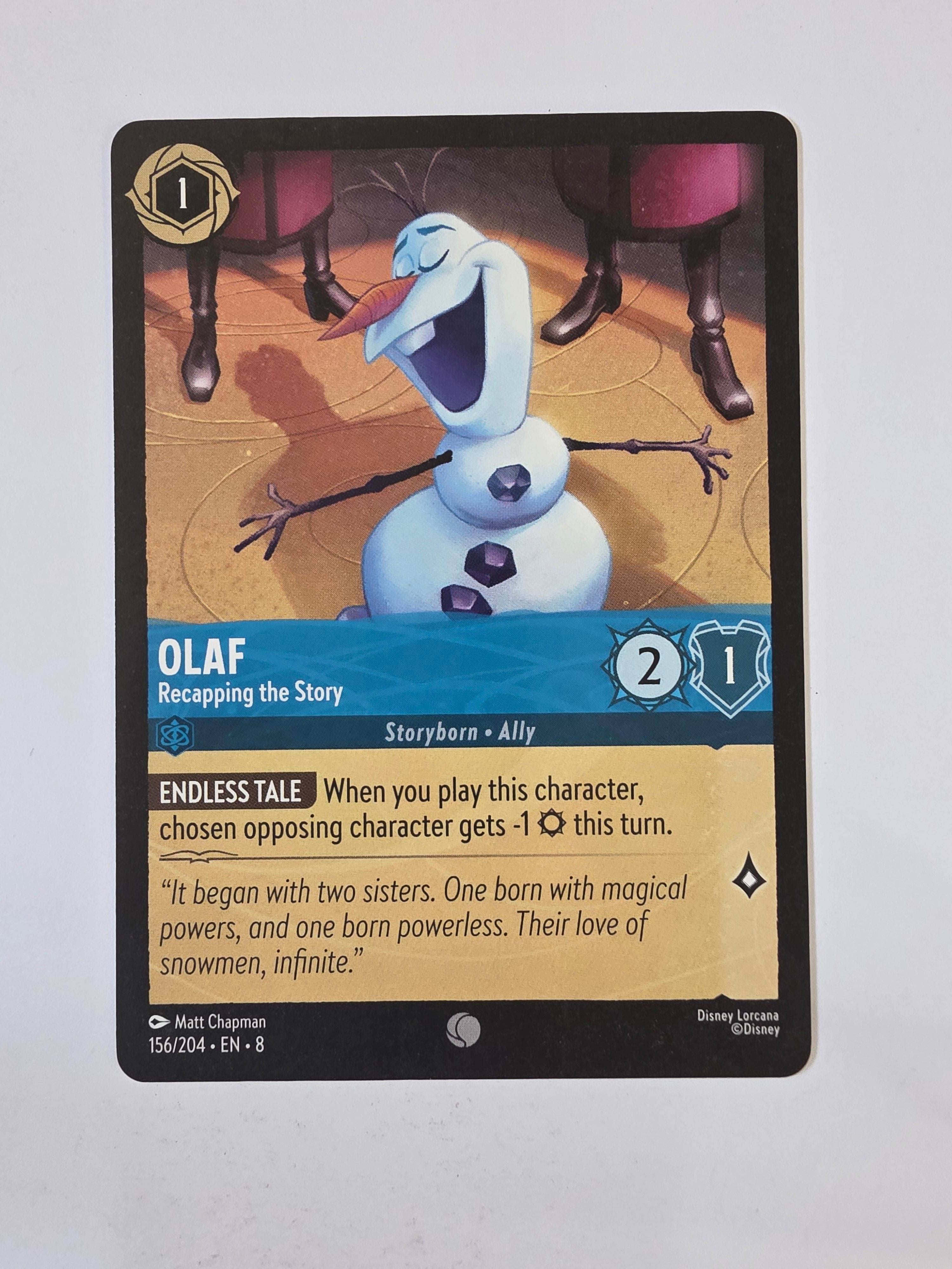 Disney Lorcana Reign of Jafar | Olaf Recapping the Story | #156 | Common