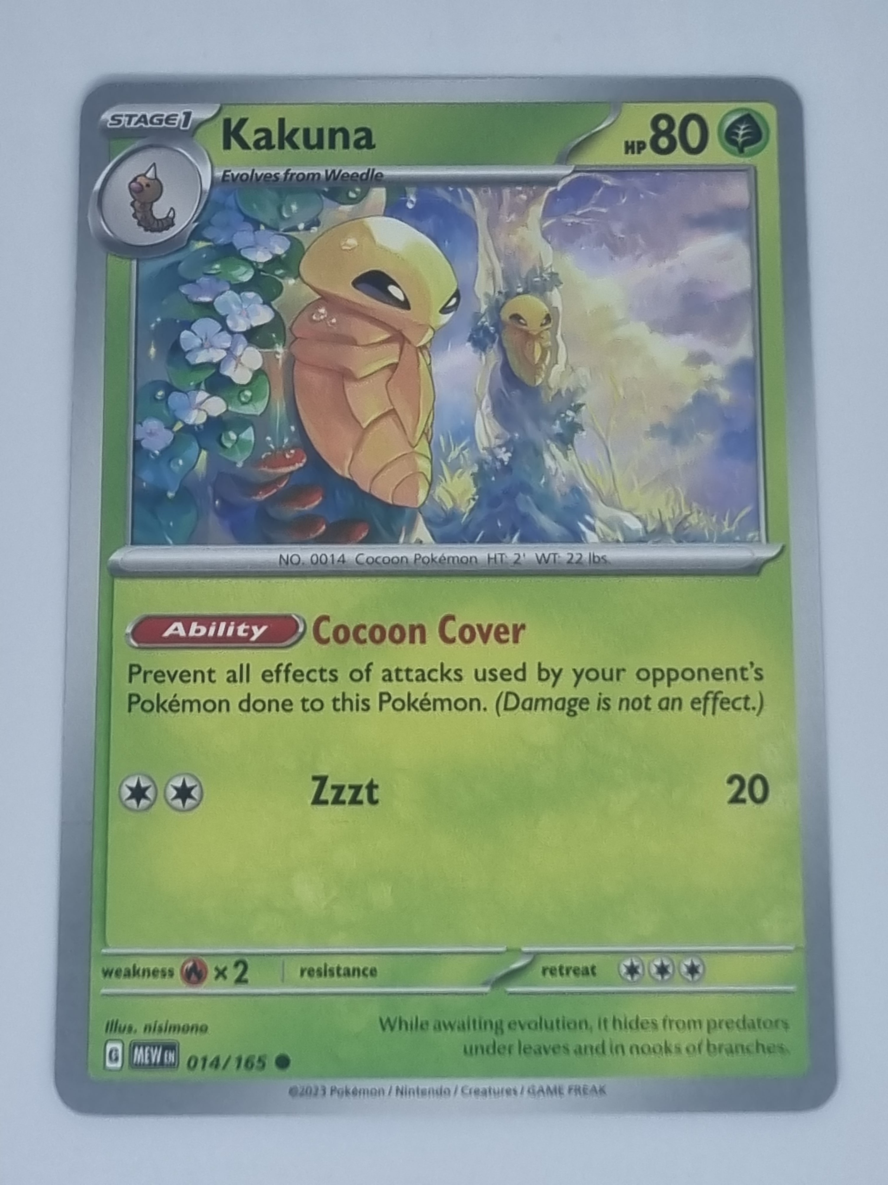 Pokemon TCG - Pokemon 151 - #014/165 - Kakuna - Common