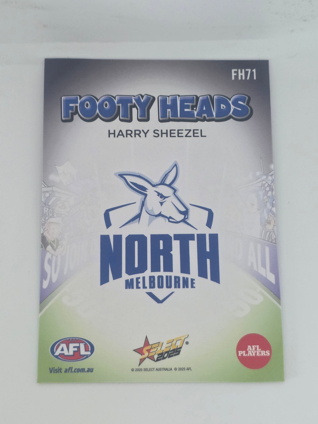 AFL Footy Stars 2025 | Footy Heads | #FH71 | H. Sheezel | North Melbourne