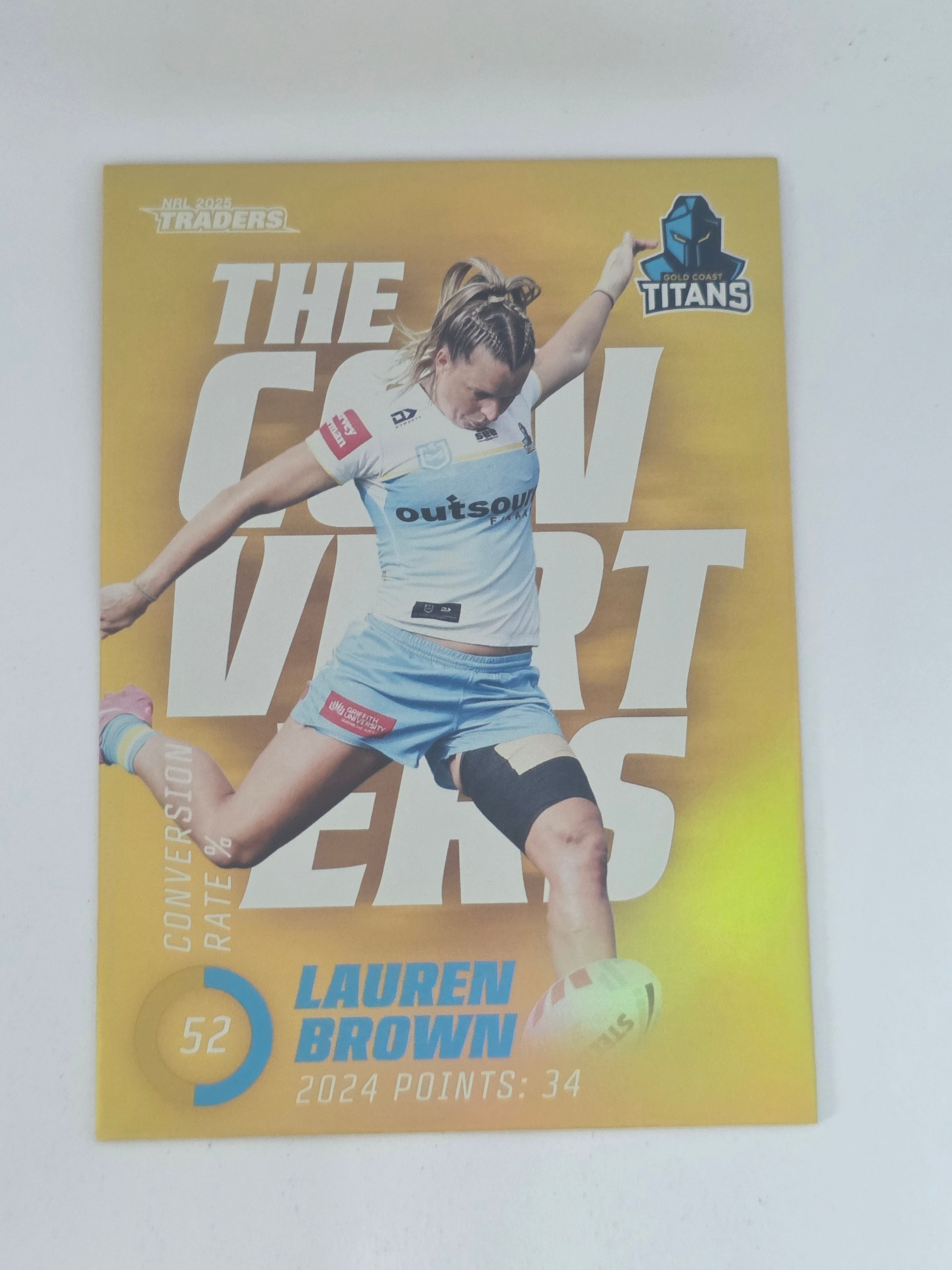 NRL 2025 Traders Titanium| Converters Parallel | #TCP21 | Lauren Brown | Titans