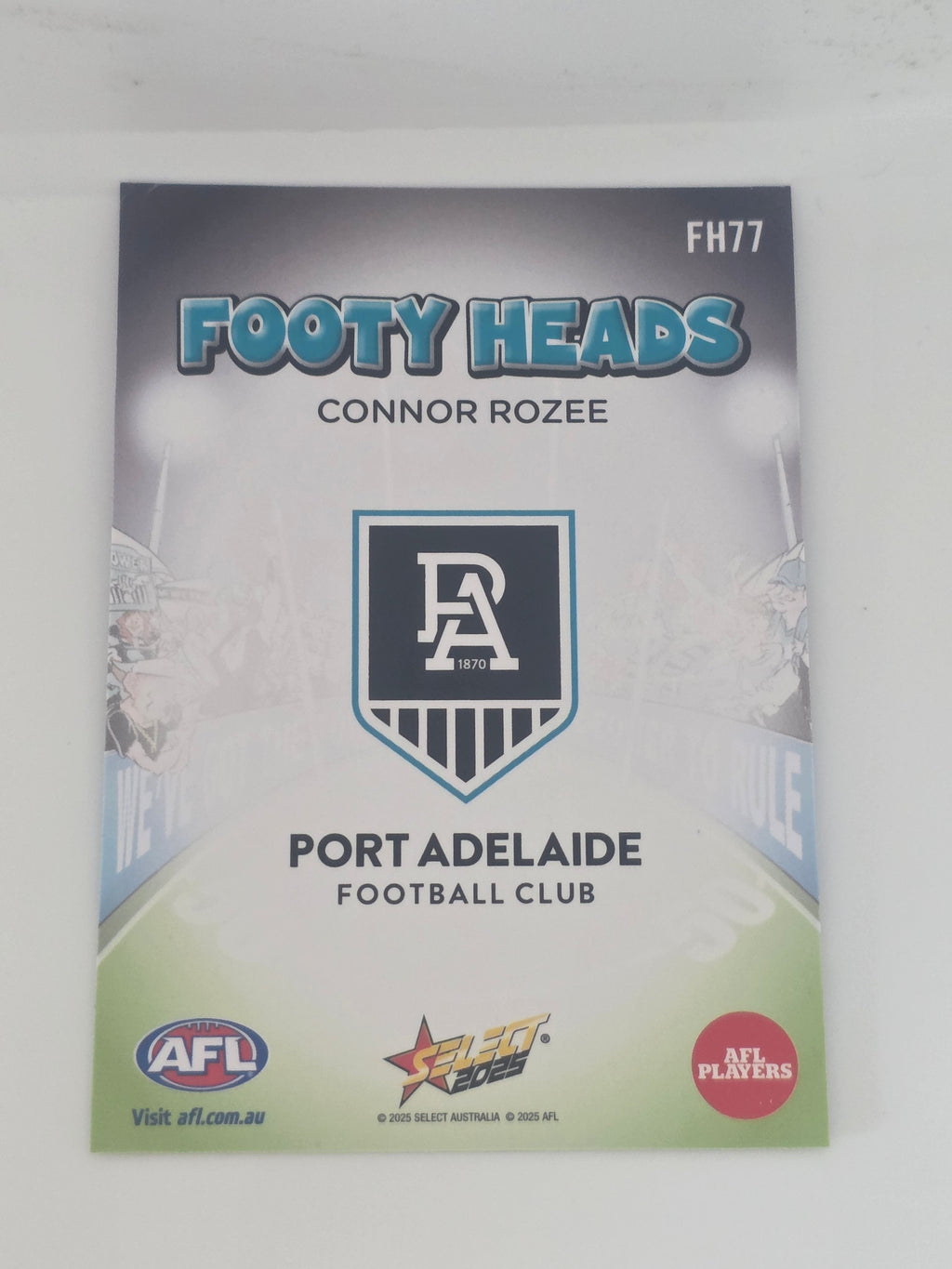 AFL Footy Stars 2025 | Footy Heads | #FH77 | C. Rozee | Port Adelaide