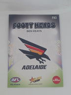 AFL Footy Stars 2025 | Footy Heads | #FH3 | B. Keays | Adelaide Crows