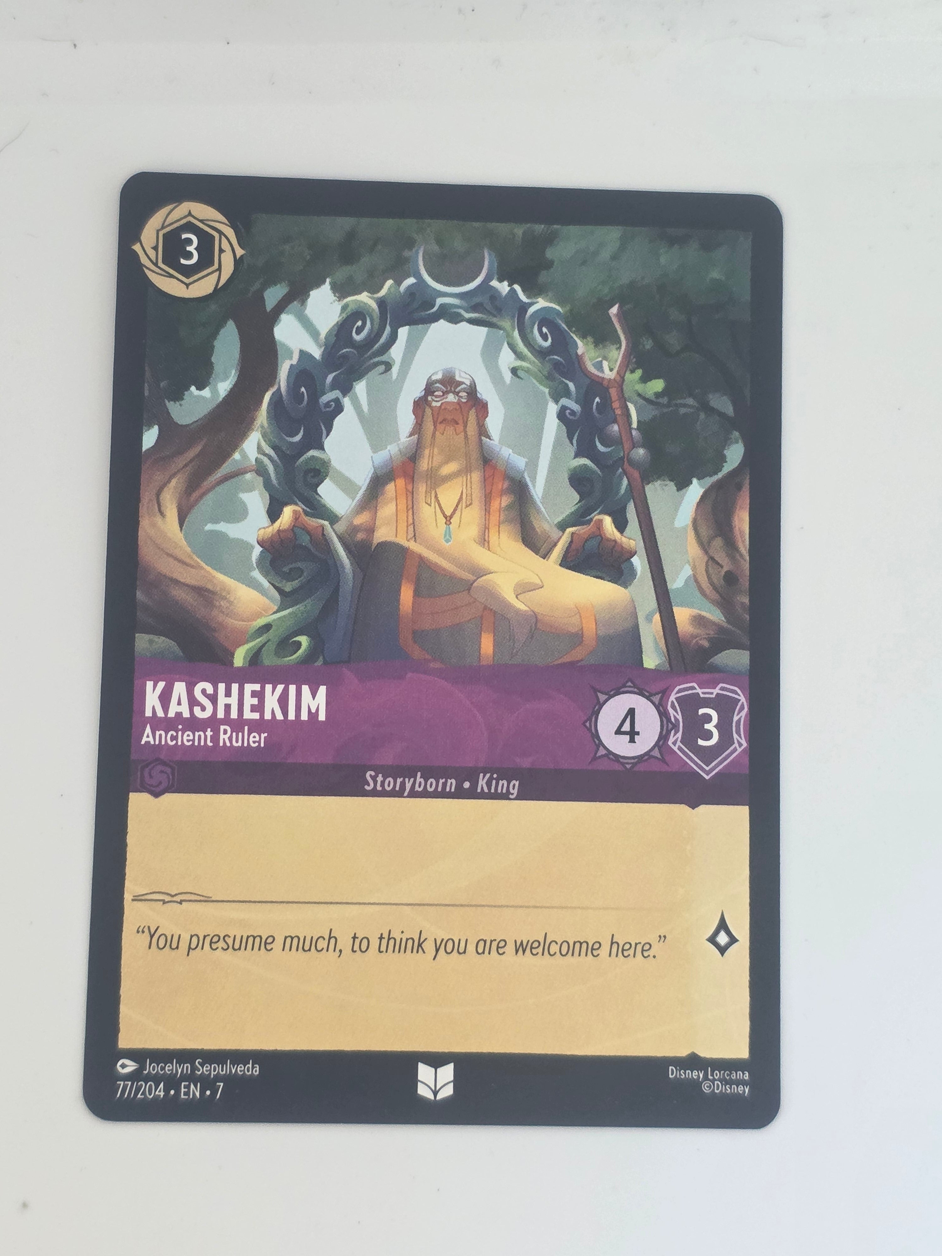 Lorcana | Archazia's Island | #77/204 | Kashekim - Ancient Ruler | Uncommon