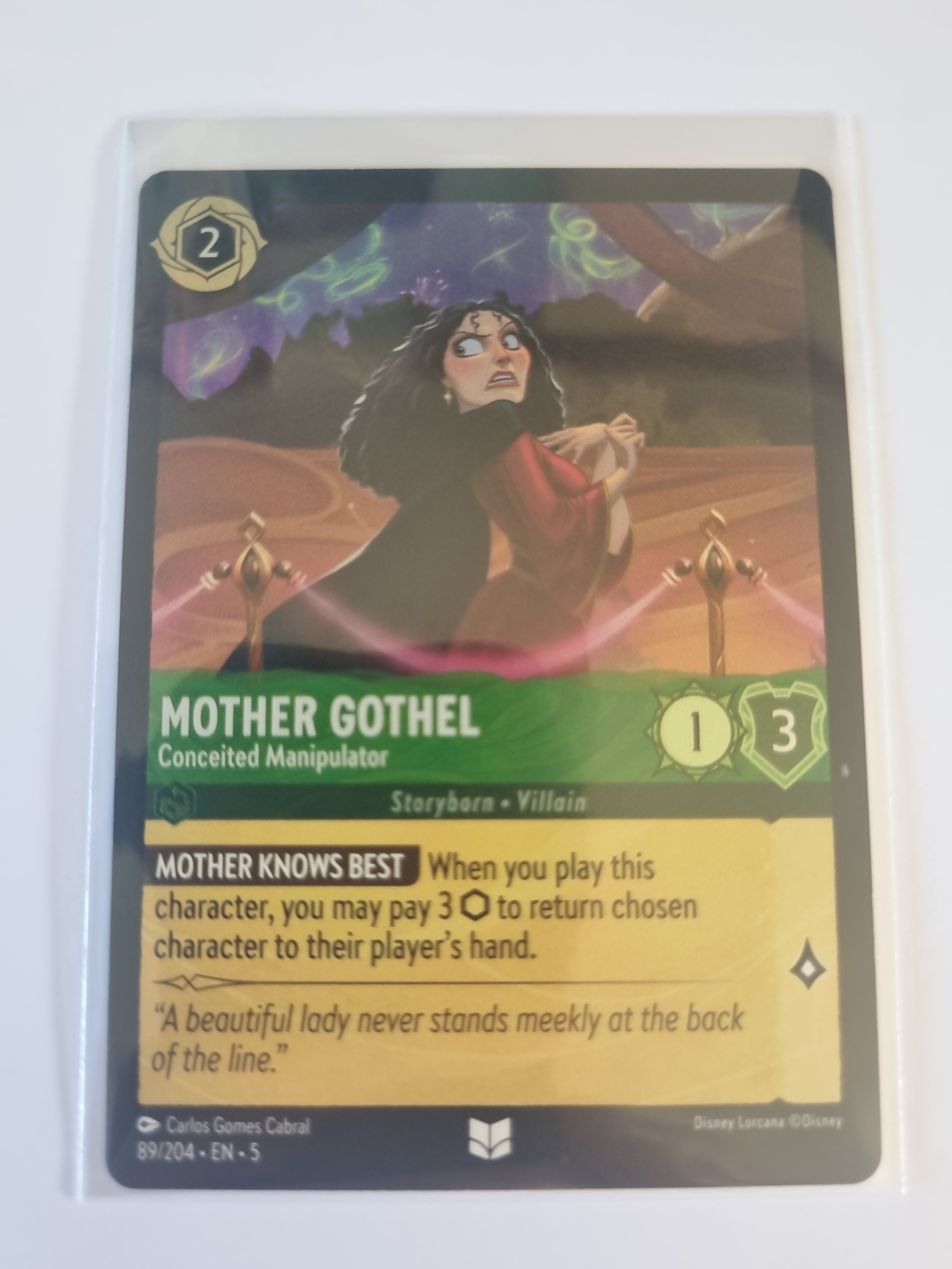 Shimmering Skies - Coldfoil - Mother Gothel - Conceited Manipulator 89/204 Uncommon