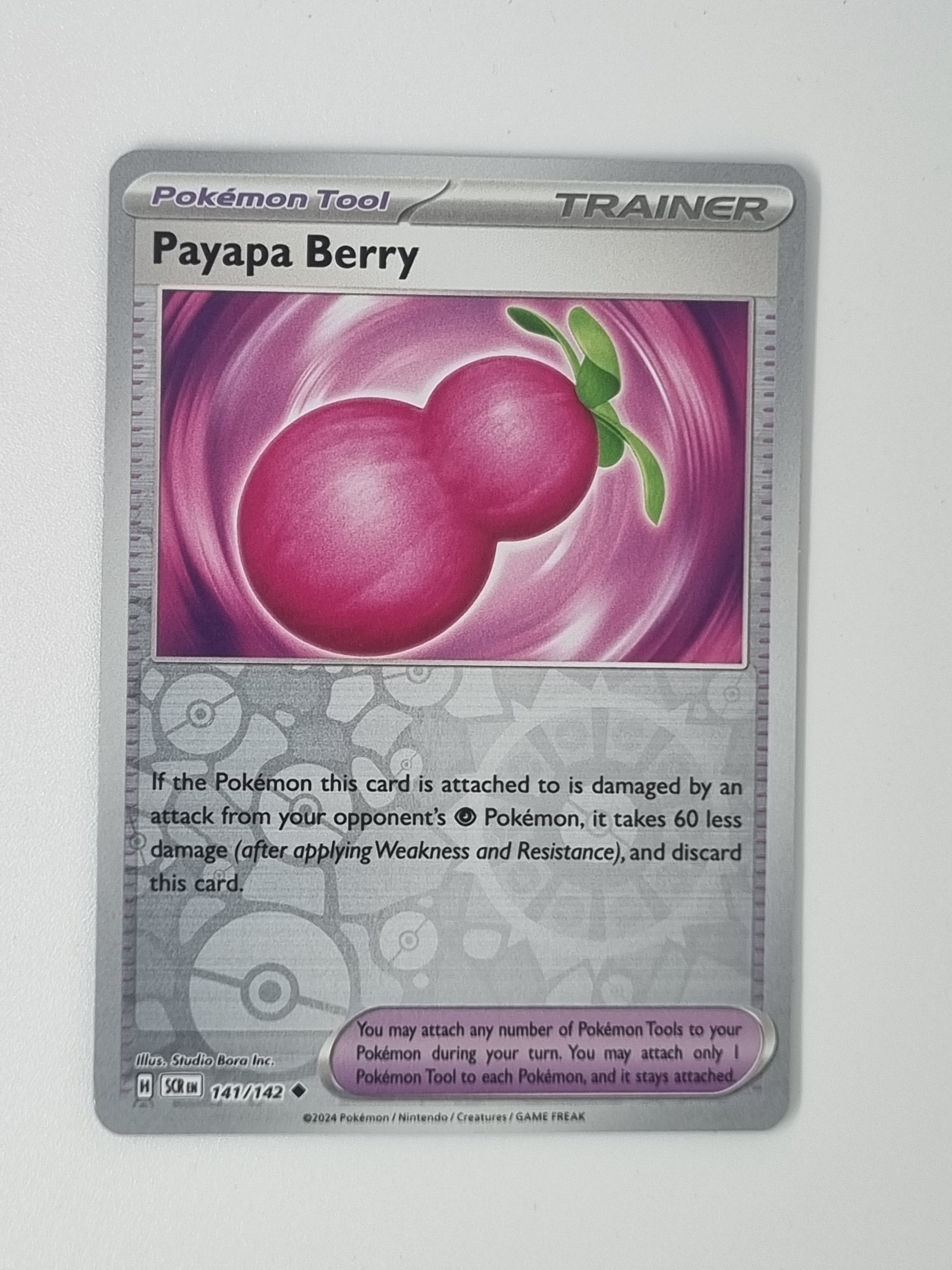 Pokemon TCG - Stellar Crown - #141/142 - Payapa Berry - Uncommon - Reverse Holo