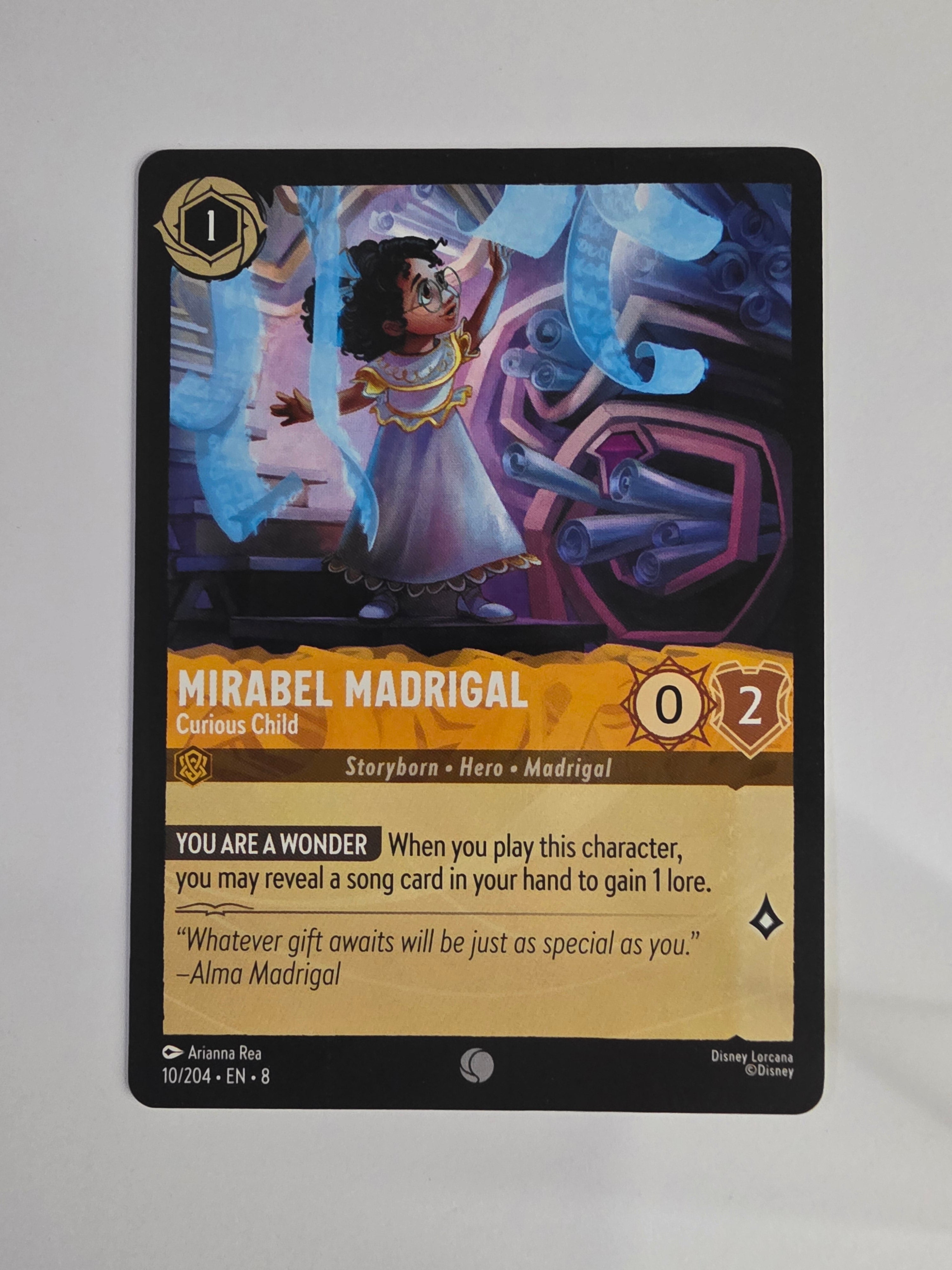 Disney Lorcana Reign of Jafar | Mirabel Madrigal Curious Child | #010 | Common