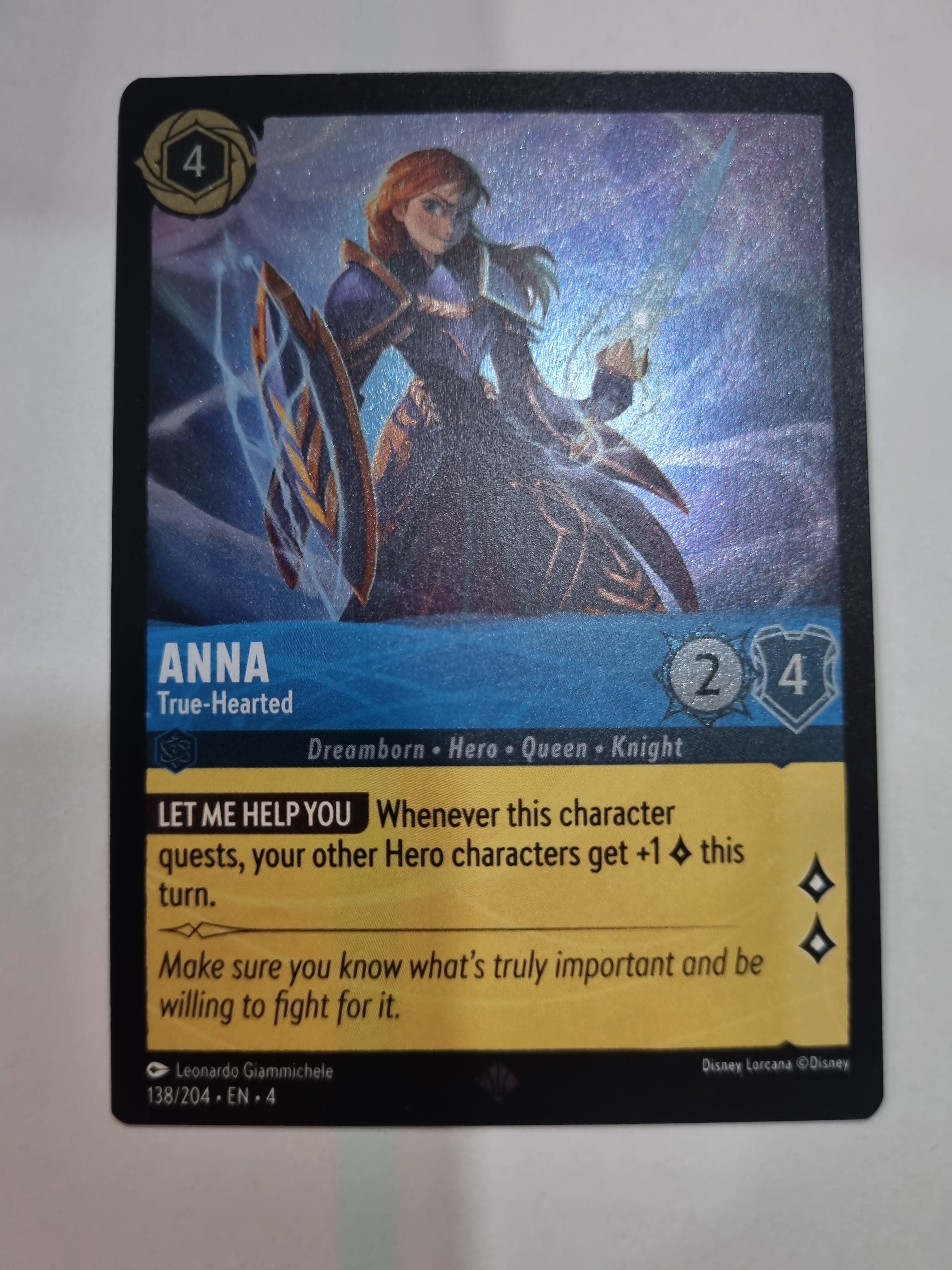 Ursula's Return - Coldfoil - Anna - True Hearted - 138/204 - Common