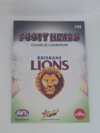 AFL Footy Stars 2025 | Footy Heads | #FH9 | C. Cameron | Brisbane Lions