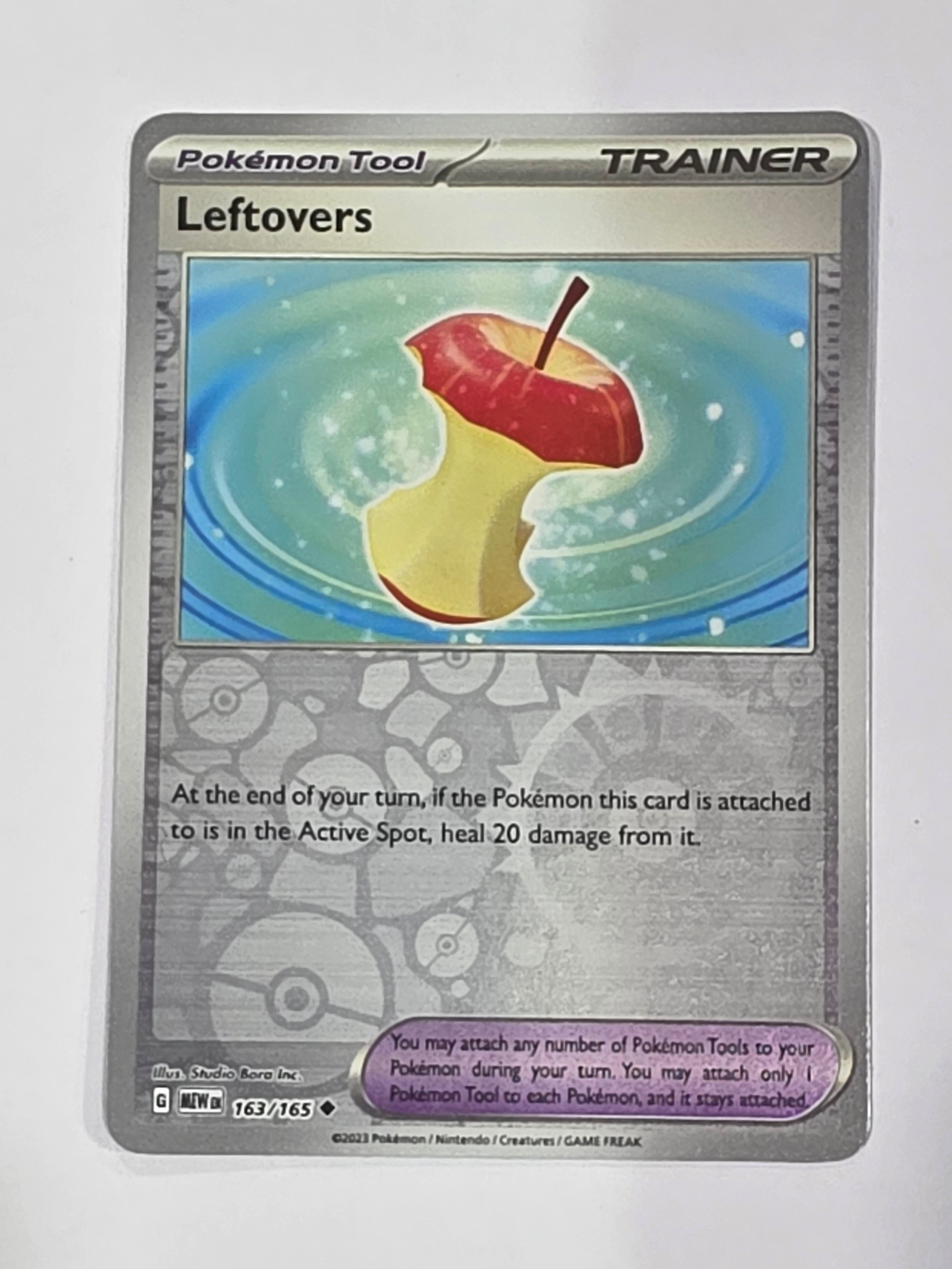 Pokemon TCG - Pokemon 151 - #163/165 - Reverse Holo - Leftovers - Uncommon