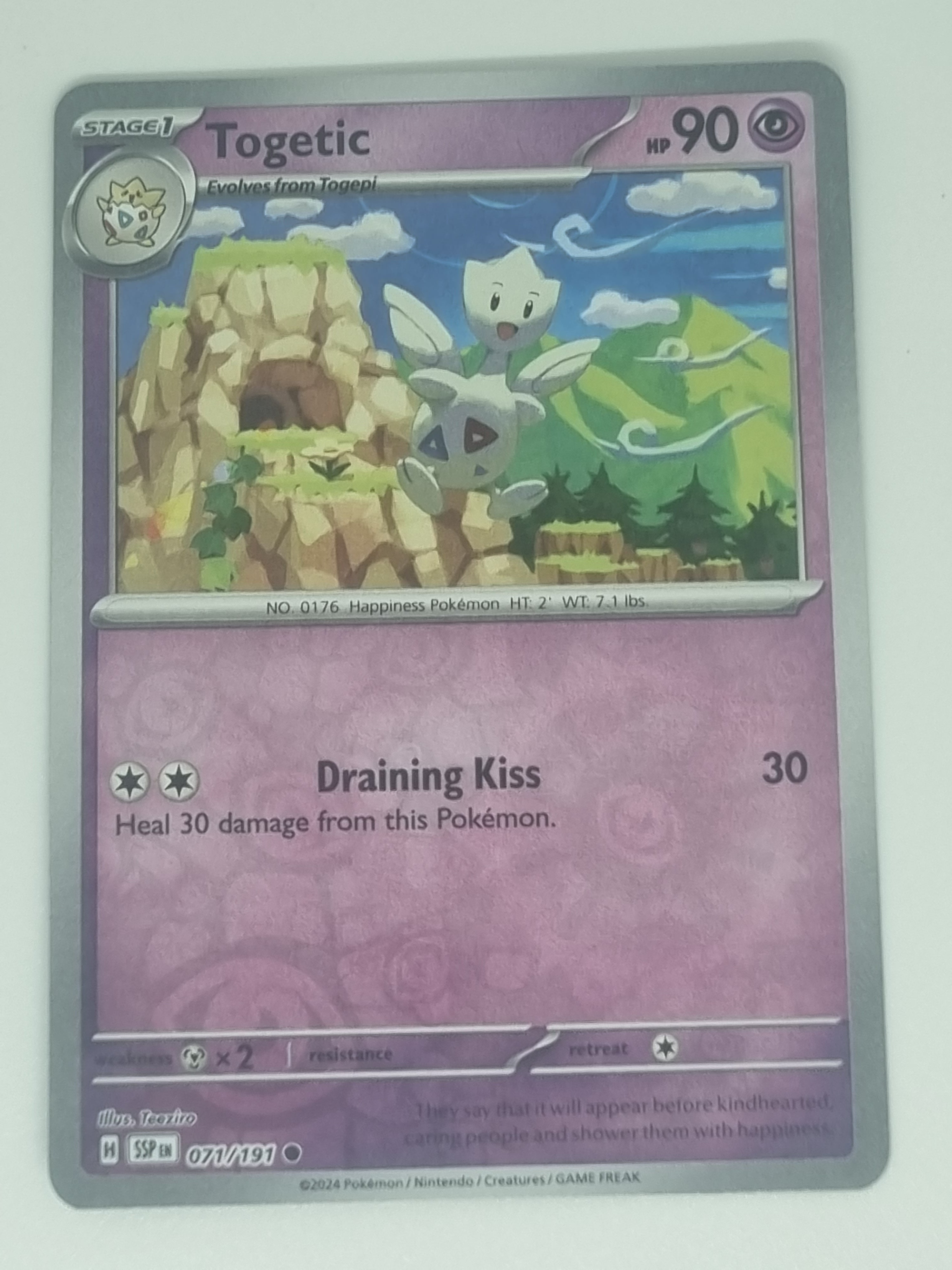 Pokemon TCG - Surging Sparks - #071/191 - Reverse Holo - Togetic - Common