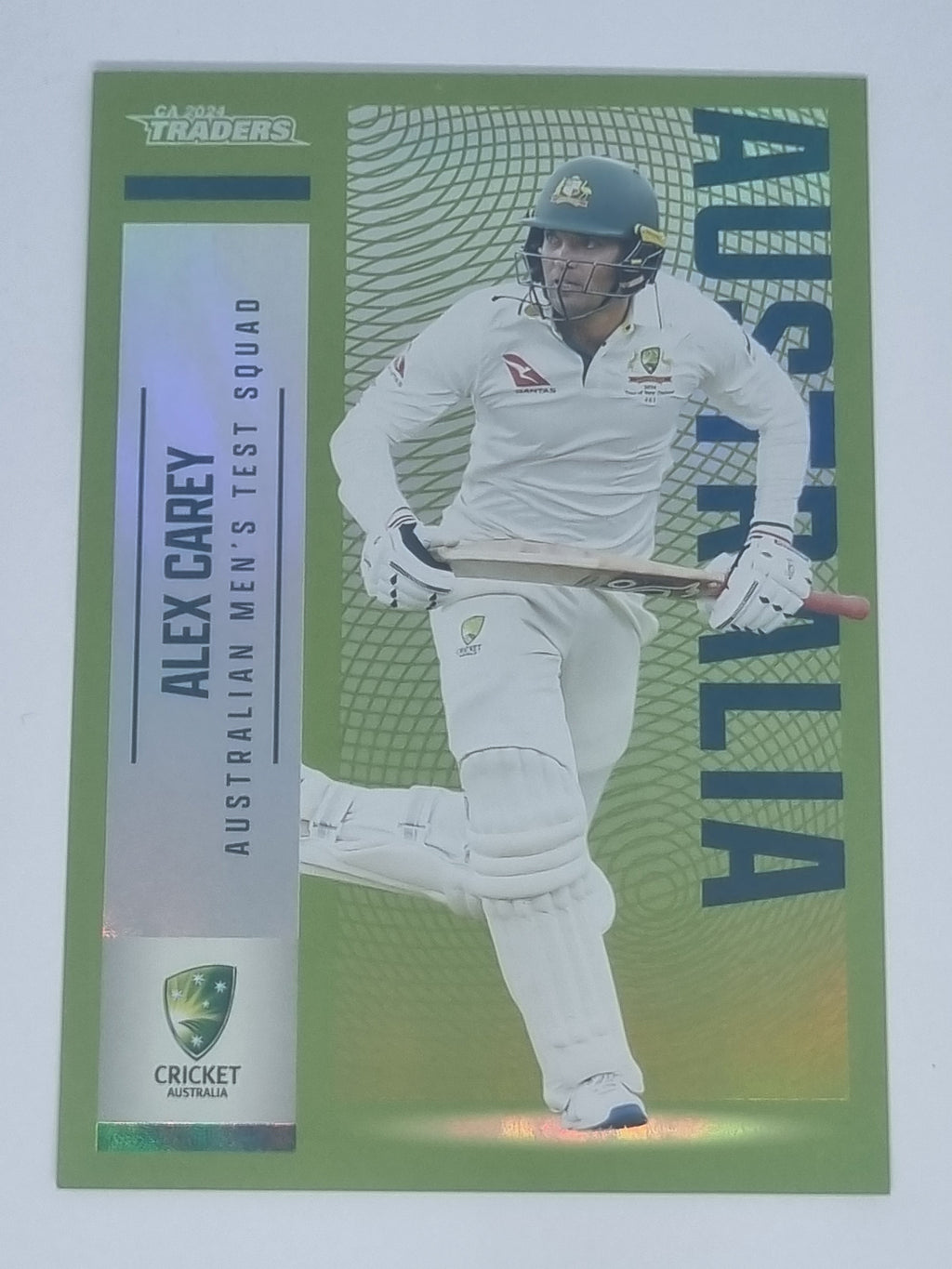 2024-25 LUXE Cricket Traders - Parallel - #P001 - Alex Carey - Aust Test