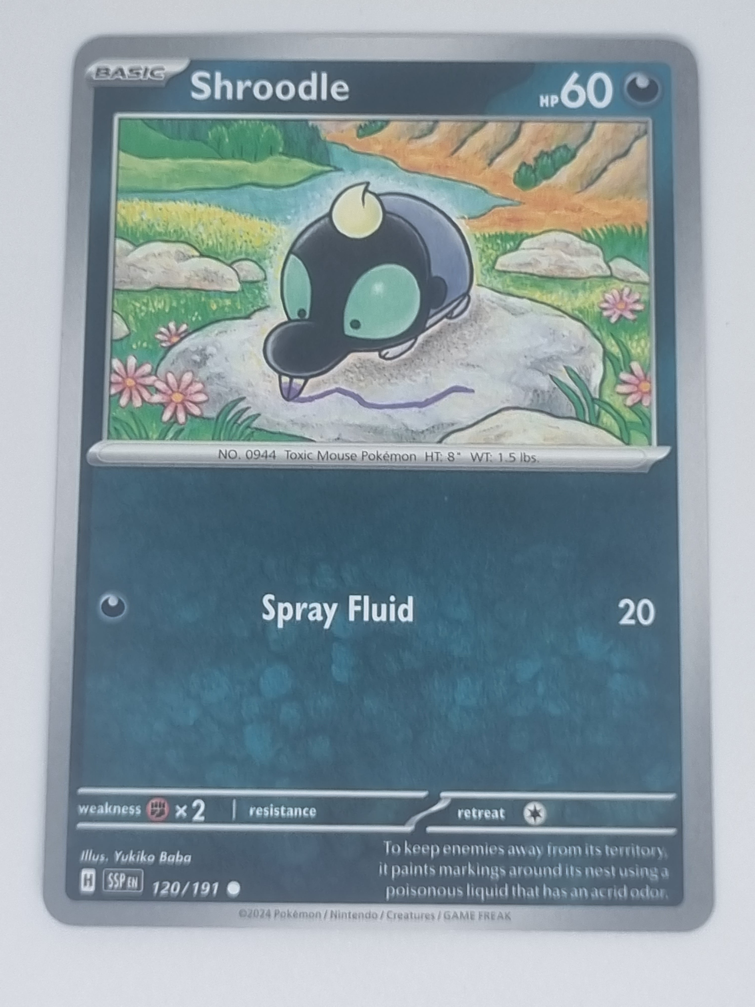 Pokemon TCG - Surging Sparks - #120/191 - Shroodle - Common