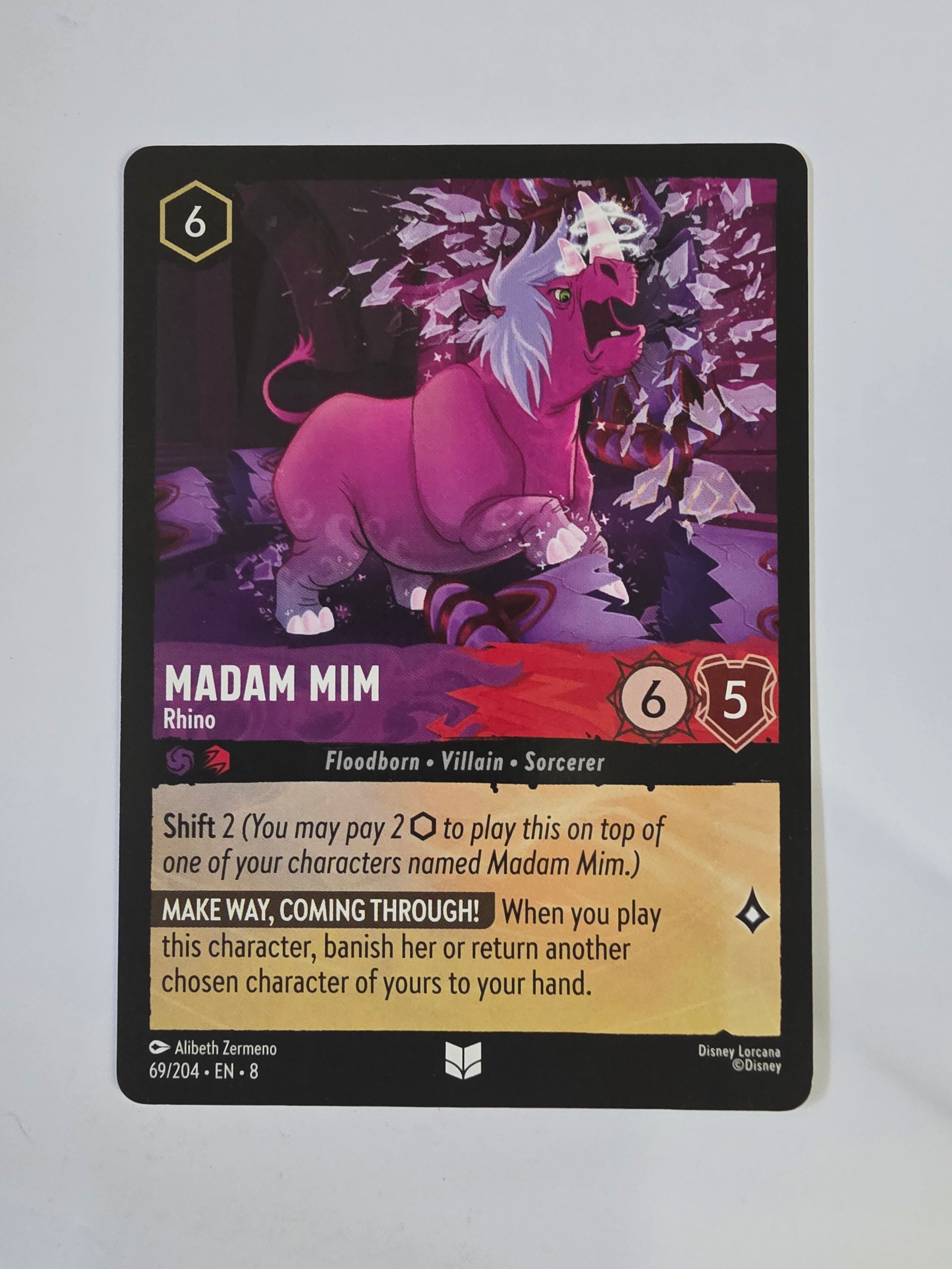Disney Lorcana Reign of Jafar | Madam Mim Rhino | #069 | Uncommon