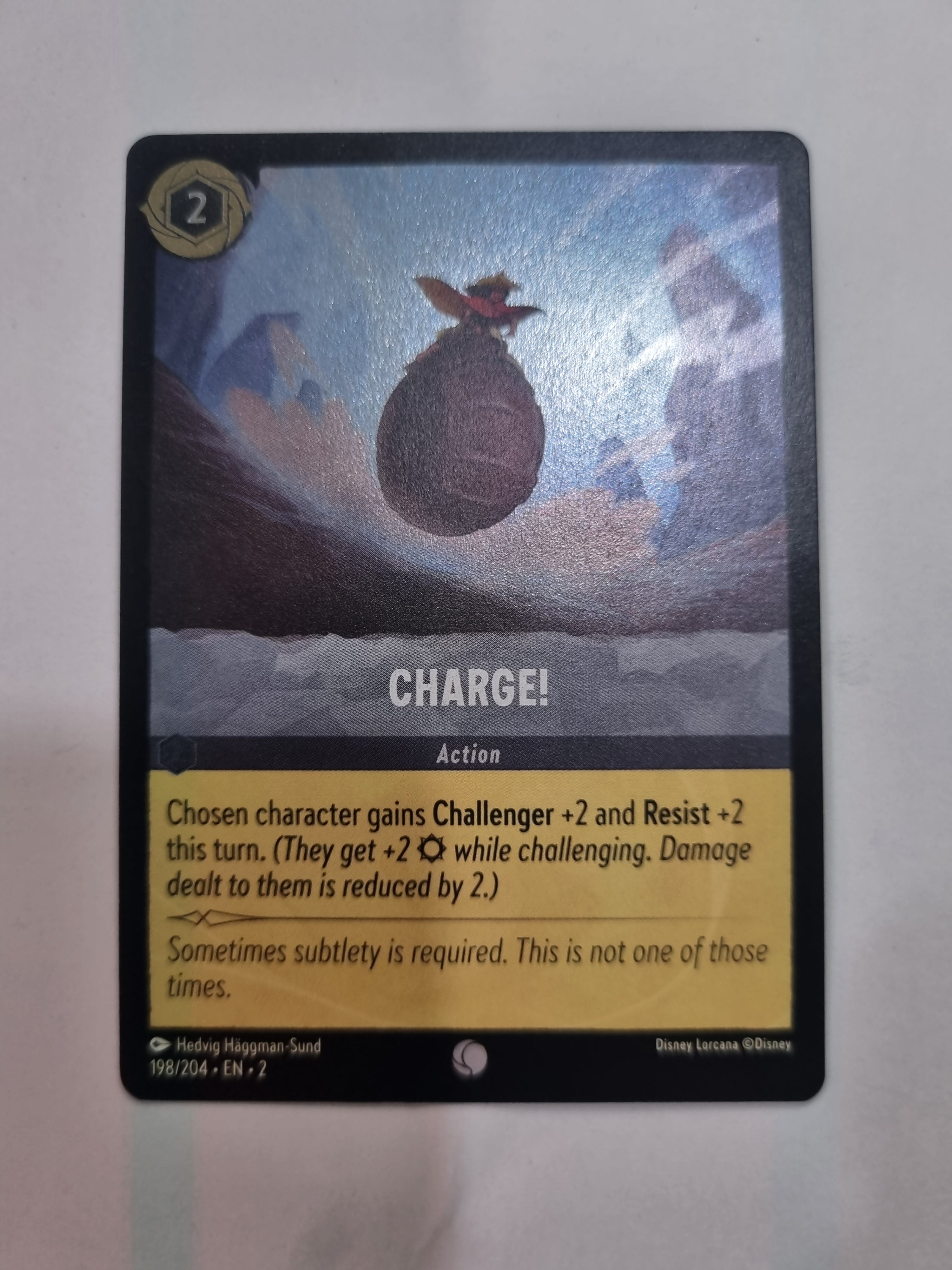 Lorcana - Floodborn - #198/204 - Coldfoil - Charge! - Common