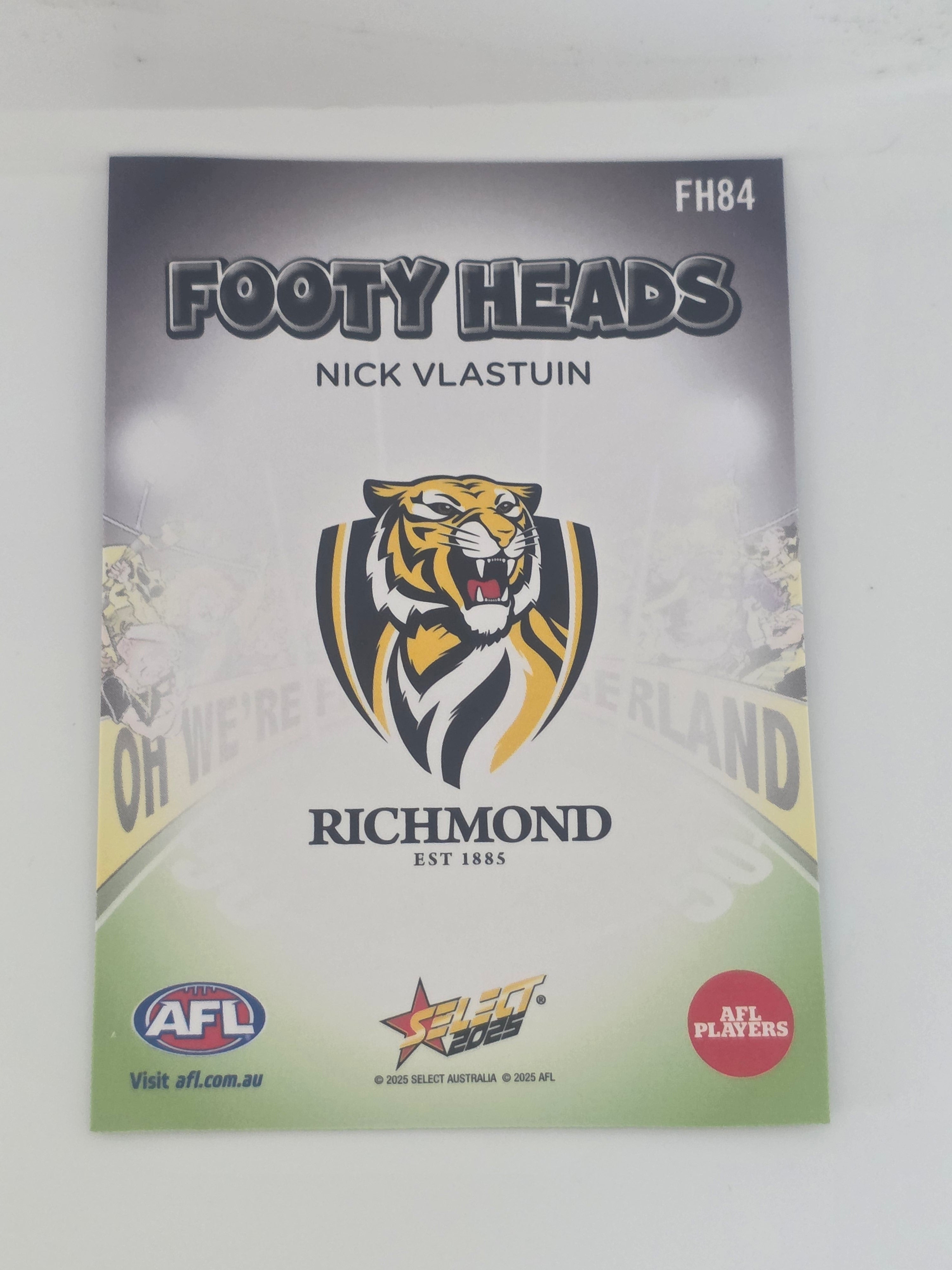 AFL Footy Stars 2025 | Footy Heads | #FH84 | N. Vlastuin | Richmond
