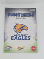 AFL Footy Stars 2025 | Footy Heads | #FH102 | E. Yeo | West Coast Eagles