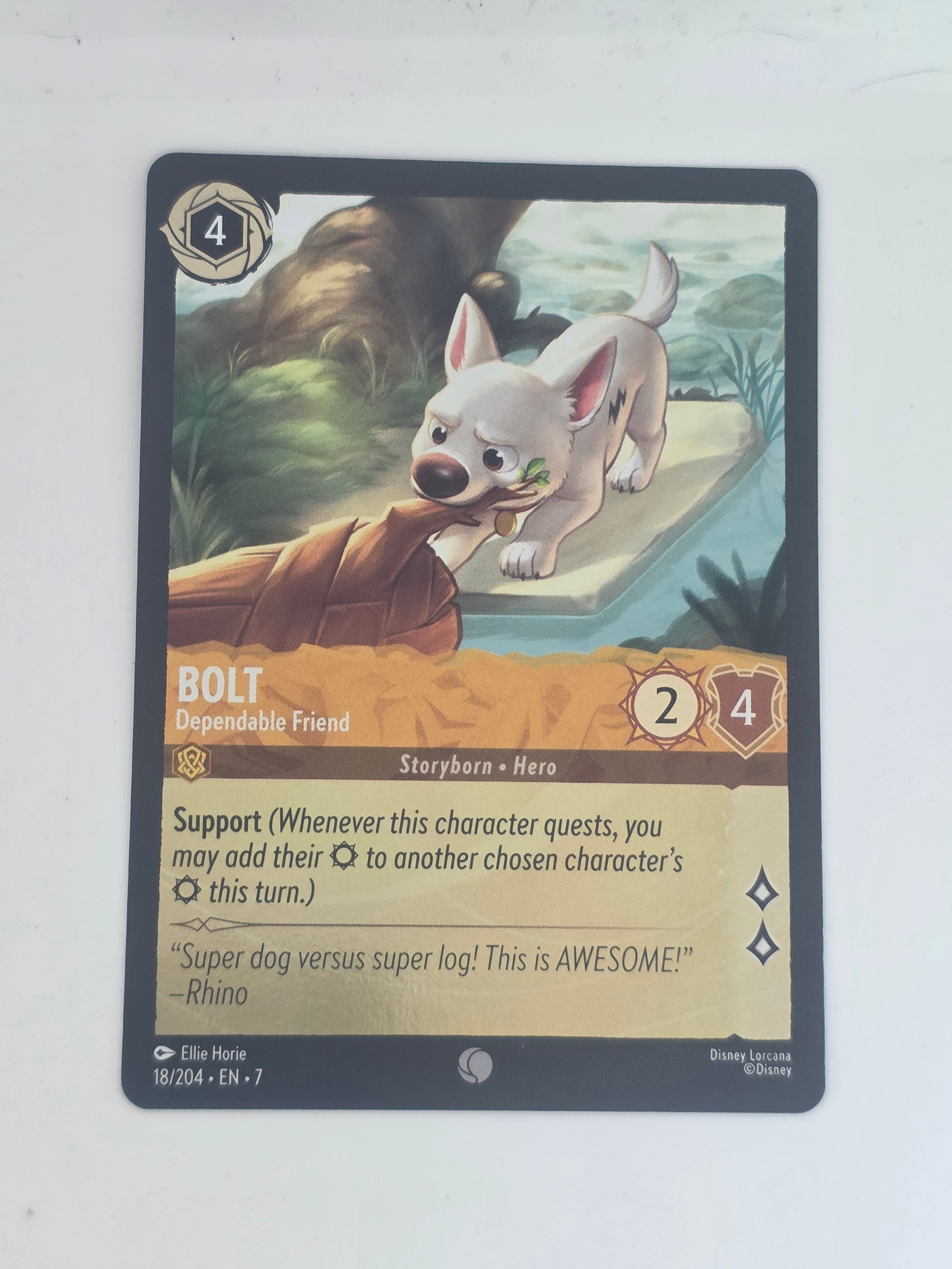 Lorcana | Archazia's Island COLDFOIL #18/204 | Bolt - Dependable Friend | Common