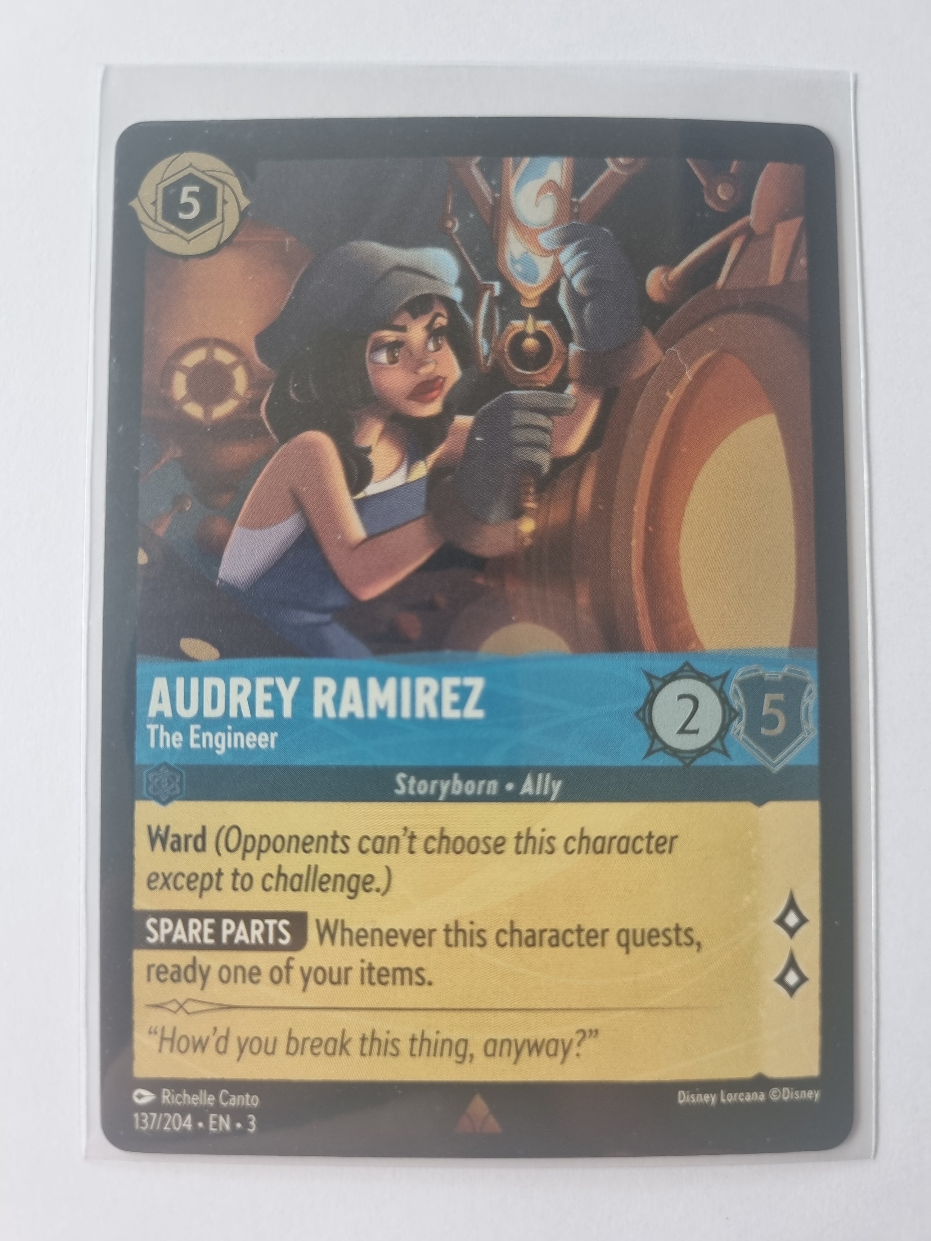 Into the Inklands - Coldfoil - Audrey Ramirez - The Engineer 137/204 Rare