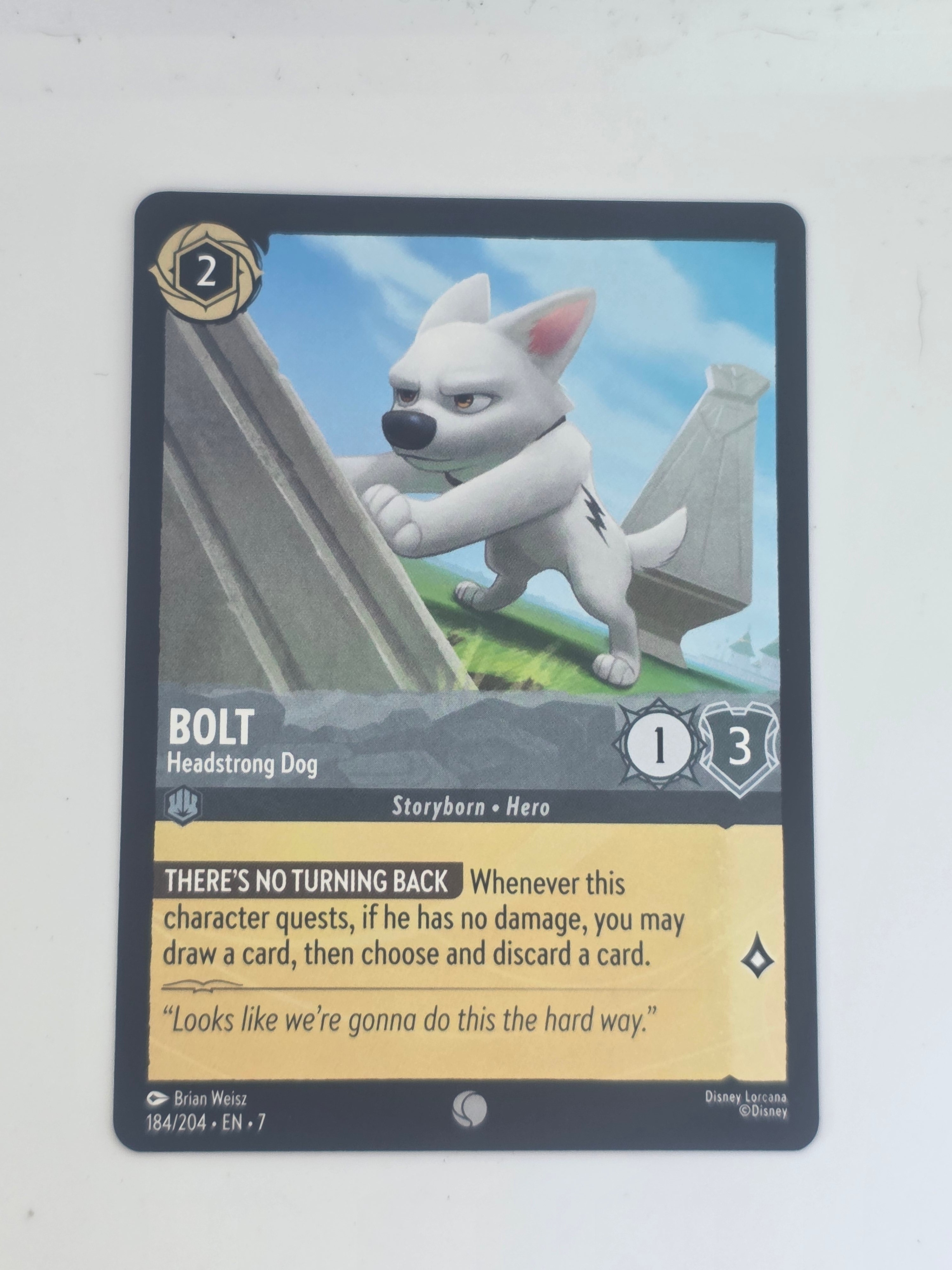 Lorcana | Archazia's Island | #184/204 | Bolt - Headstrong Dog | Common