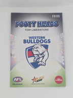 AFL Footy Stars 2025 | Footy Heads | #FH105 | T. Liberatore | Western Bulldogs