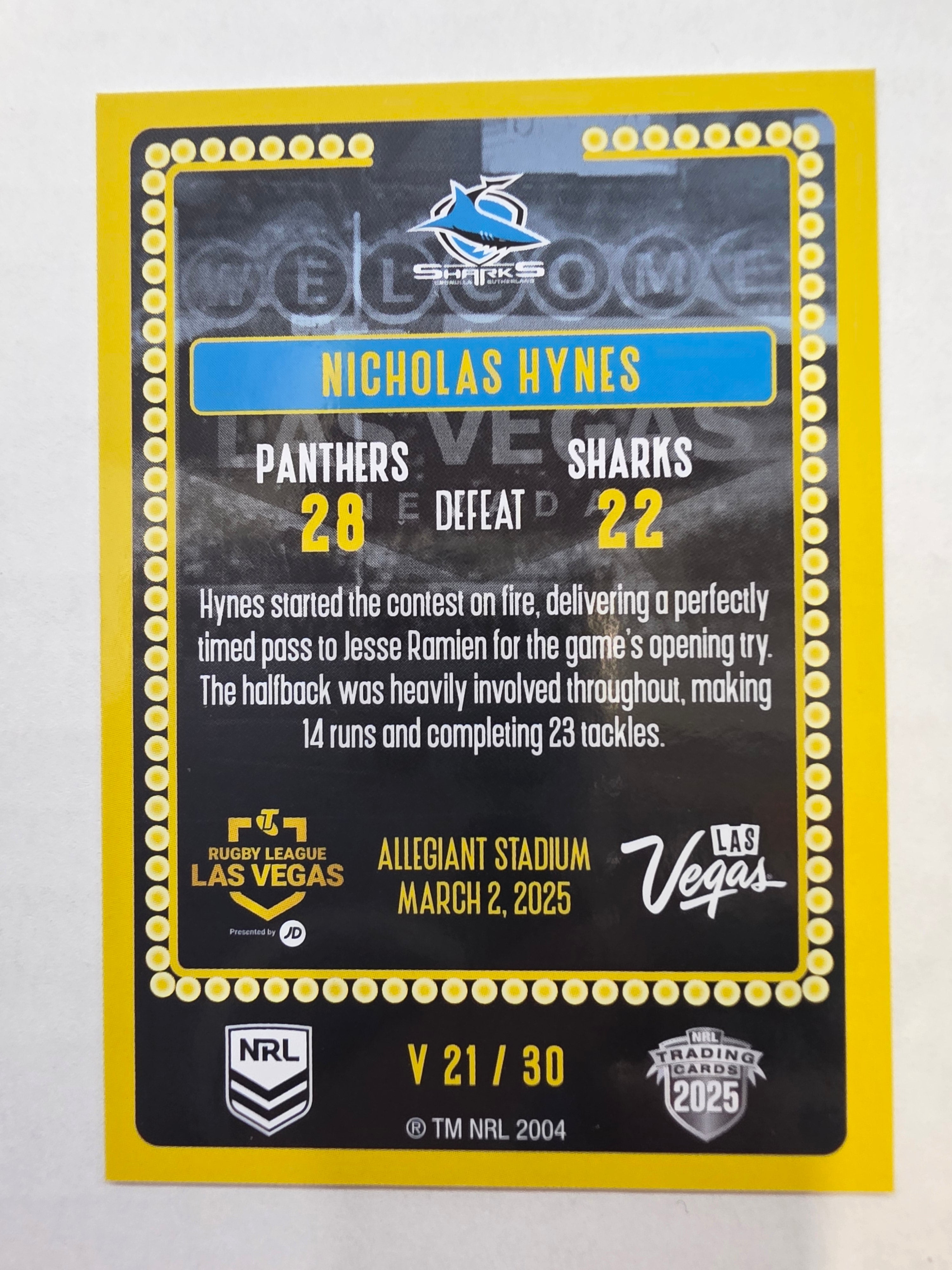 NRL 2025 Elite | 2025 Vegas Round | #V21 | Nicholas Hynes | Sharks