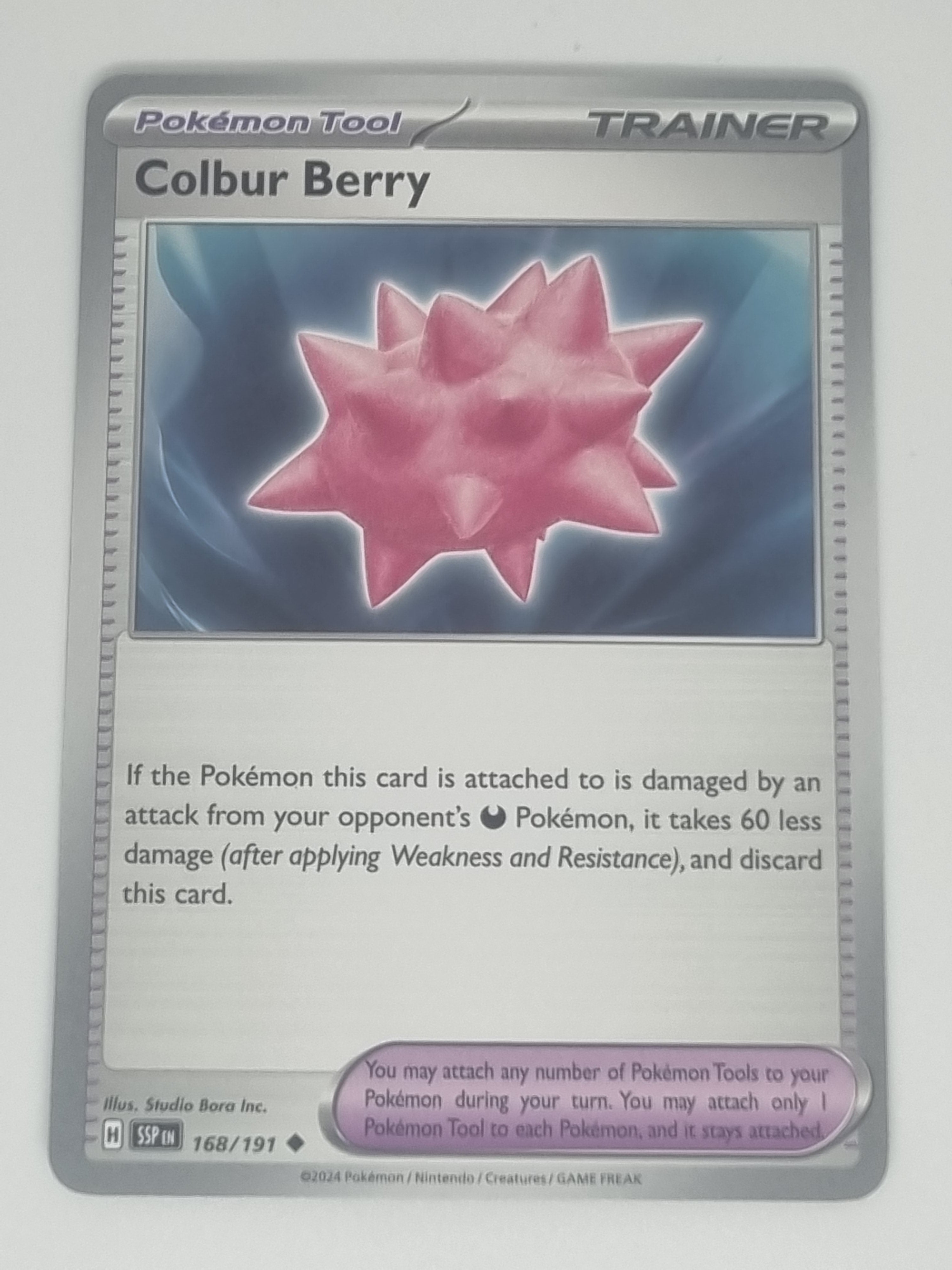 Pokemon TCG - Surging Sparks - #168/191 - Colbur Berry - Uncommon