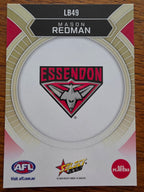 2026 AFL Footy Stars Luminous LB49 Mason Redman - Essendon Bombers