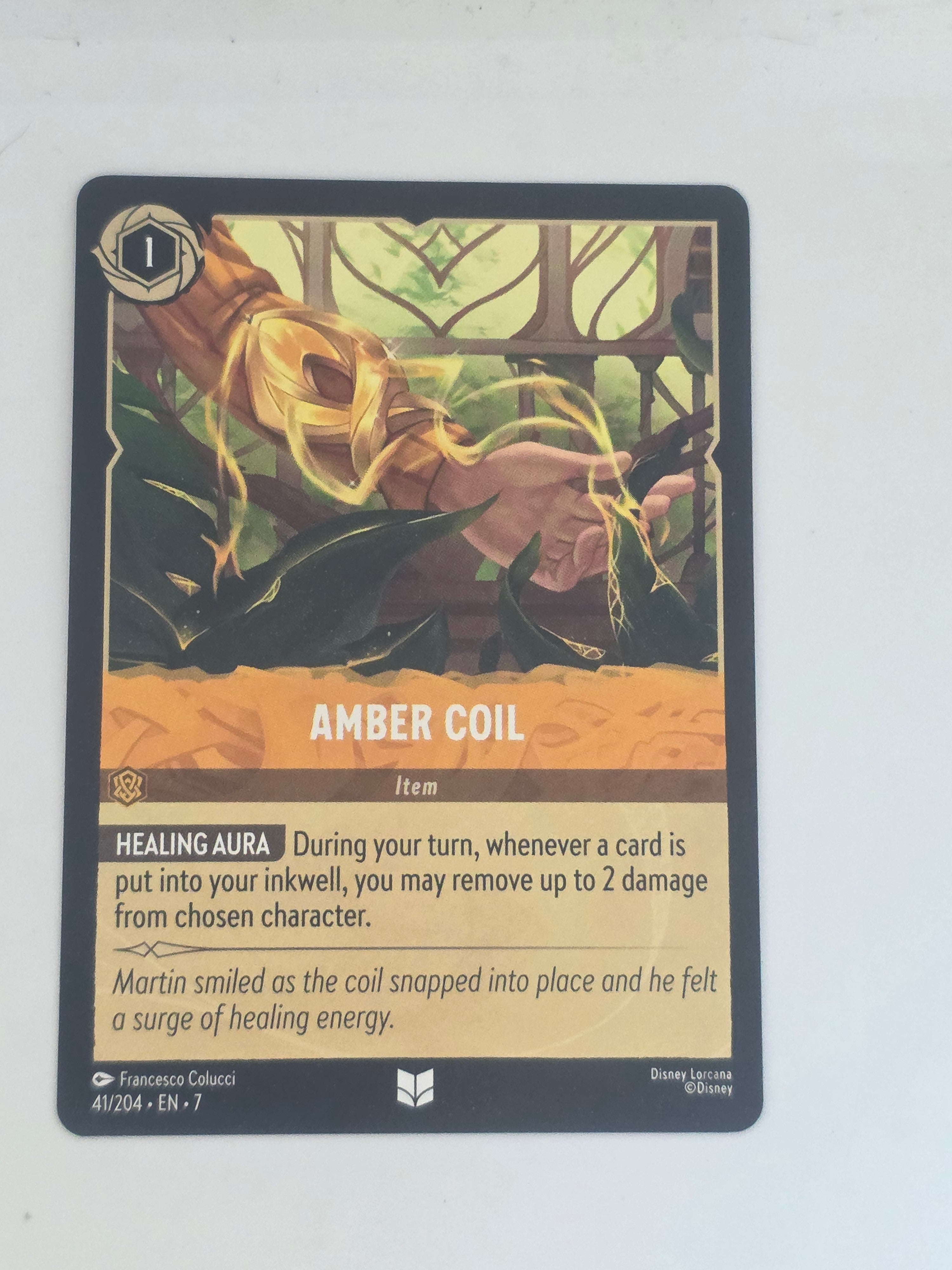 Lorcana | Archazia's Island | #41/204 | Amber Coil | Uncommon