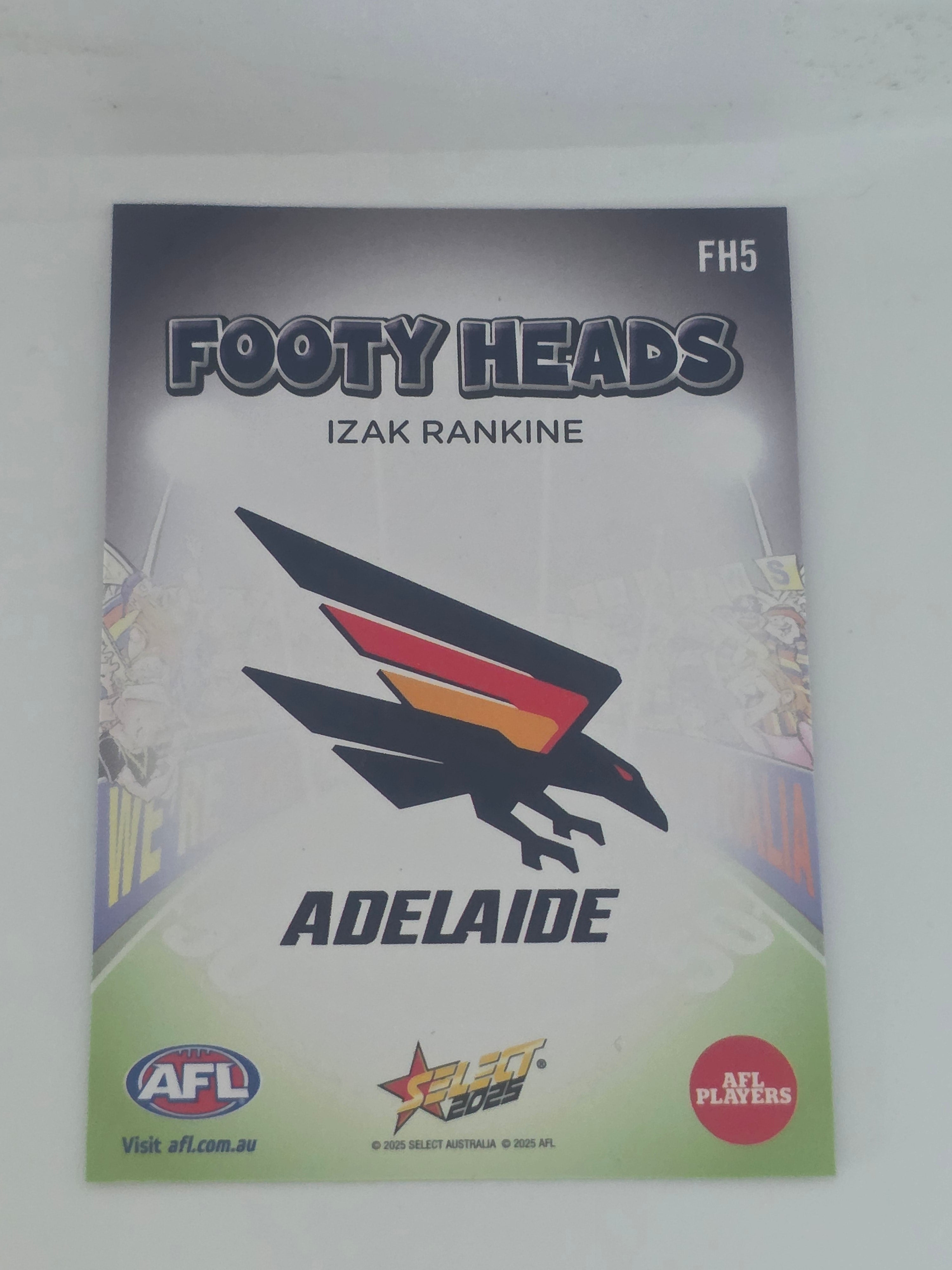 AFL Footy Stars 2025 | Footy Heads | #FH5 | I. Rankie | Adelaide Crows