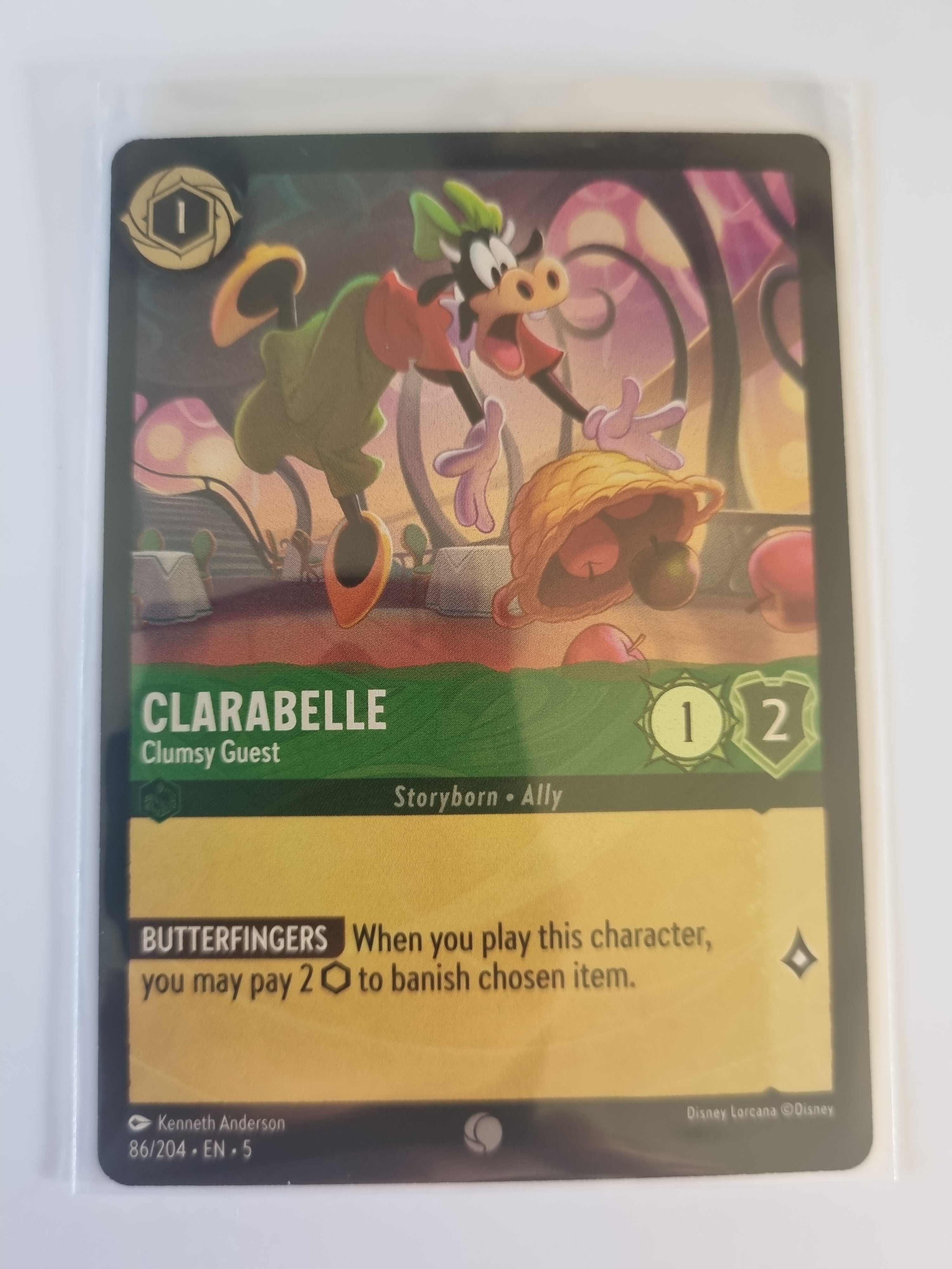 Shimmering Skies - Coldfoil - Clarabelle - Clumsy Guest - 86/204 - Common