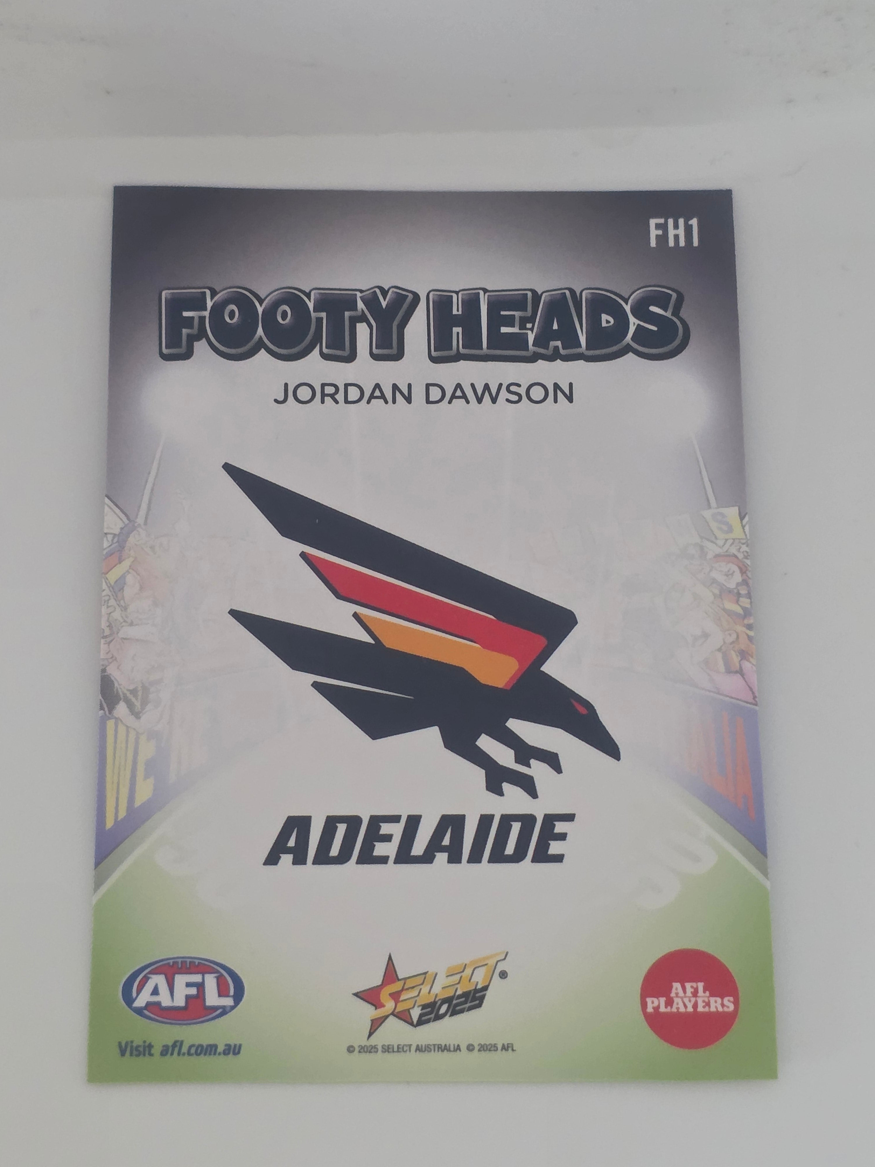 AFL Footy Stars 2025 | Footy Heads | #FH1 | J.Dawson | Adelaide Crows