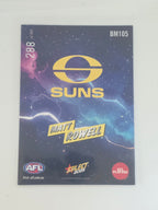 AFL Footy Stars 2025 | Booom | #BM105 | M. Rowell | Gold Coast Suns | #288/360