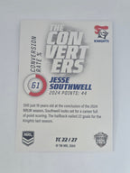NRL 2025 Traders | Converters | #TC22 | Jesse Southwell | Knights