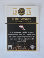 NRL 2025 Elite | 2024 Dally M Awards | #DM05 | Herbie Farnworth | Dolphins